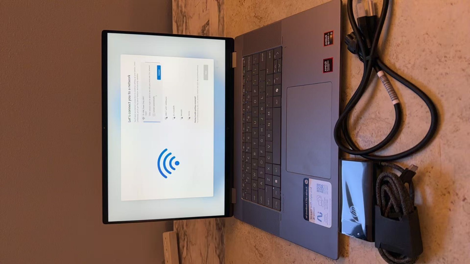 HP OmniBook X Flip 2-in-1 Laptop, 16″ 2K Touch, Ryzen AI 5 340, 16GB, 512GB SSD