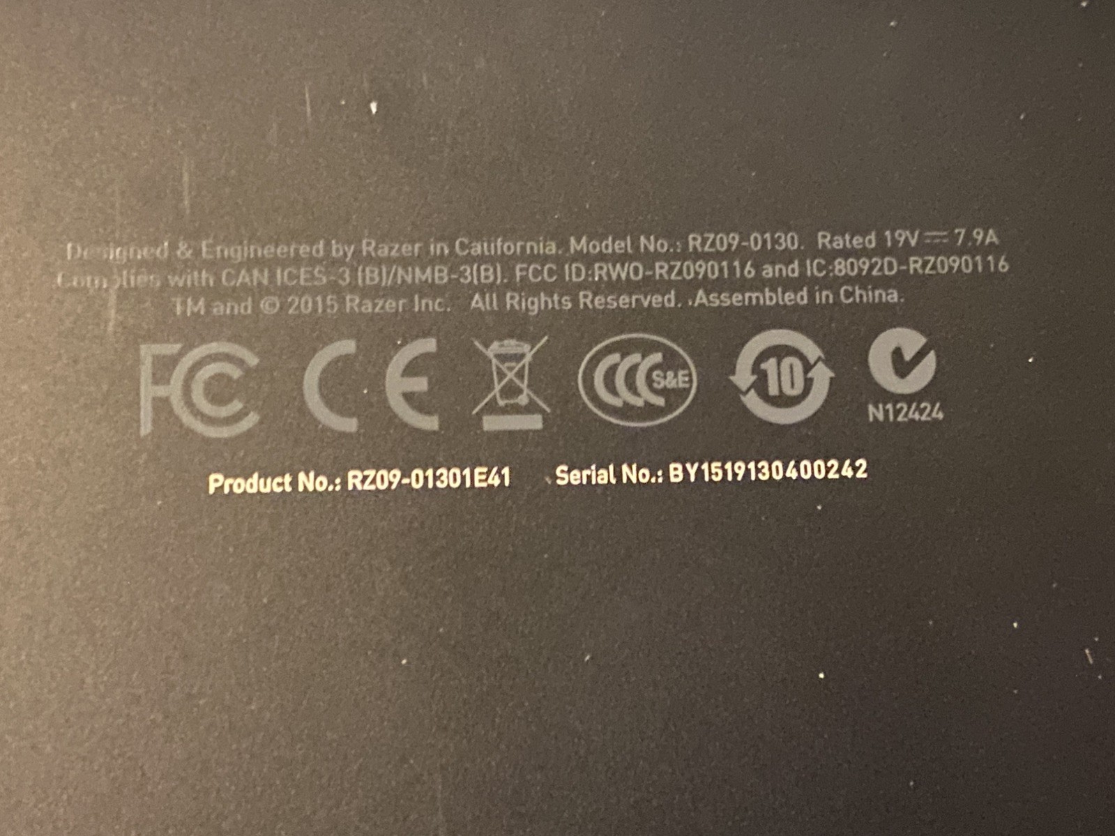 Razer Blade 2015 14-inch Gaming Laptop Intel i7 16gb NO POWER/ SSD/BAT – PARTS