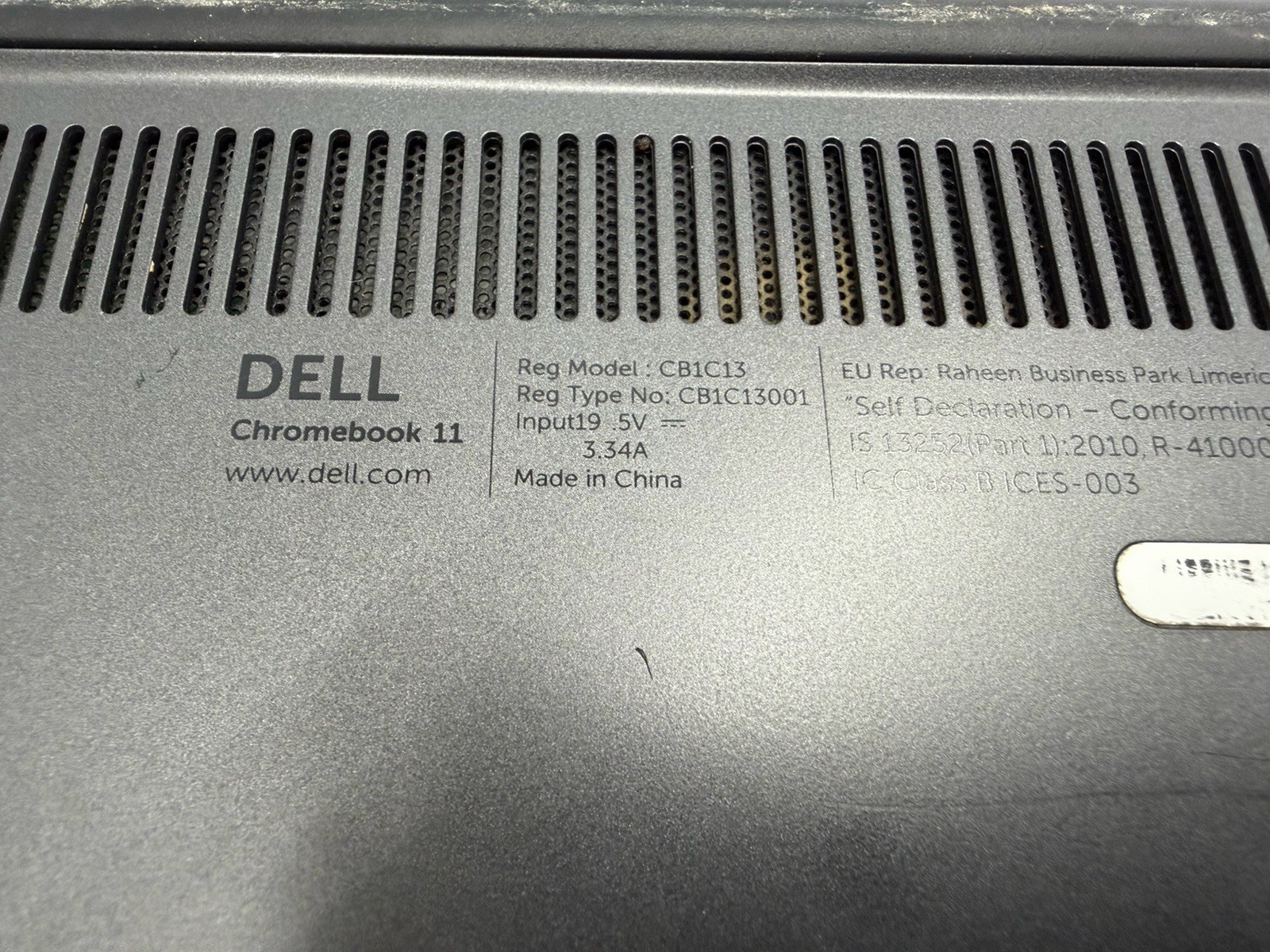 Dell Chromebook ‎11.6″ (16GB SSD, Intel Celeron, 1.40 GHz, 2GB) CB1C13