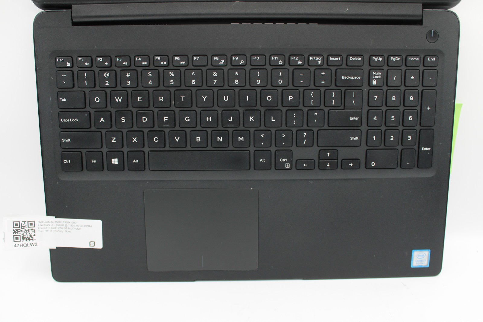 Dell Latitude 3500 i7-8565U @ 1.8 GHz 16GB RAM 256GB SSD No OS *READ