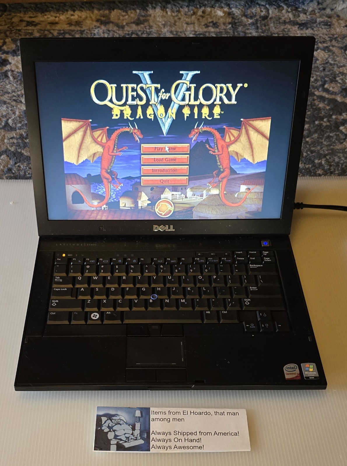 Dell Latitude E6400 2GB Ram 80GB HDD 2.40Ghz C2D P8600 Windows XP RS-232 Working