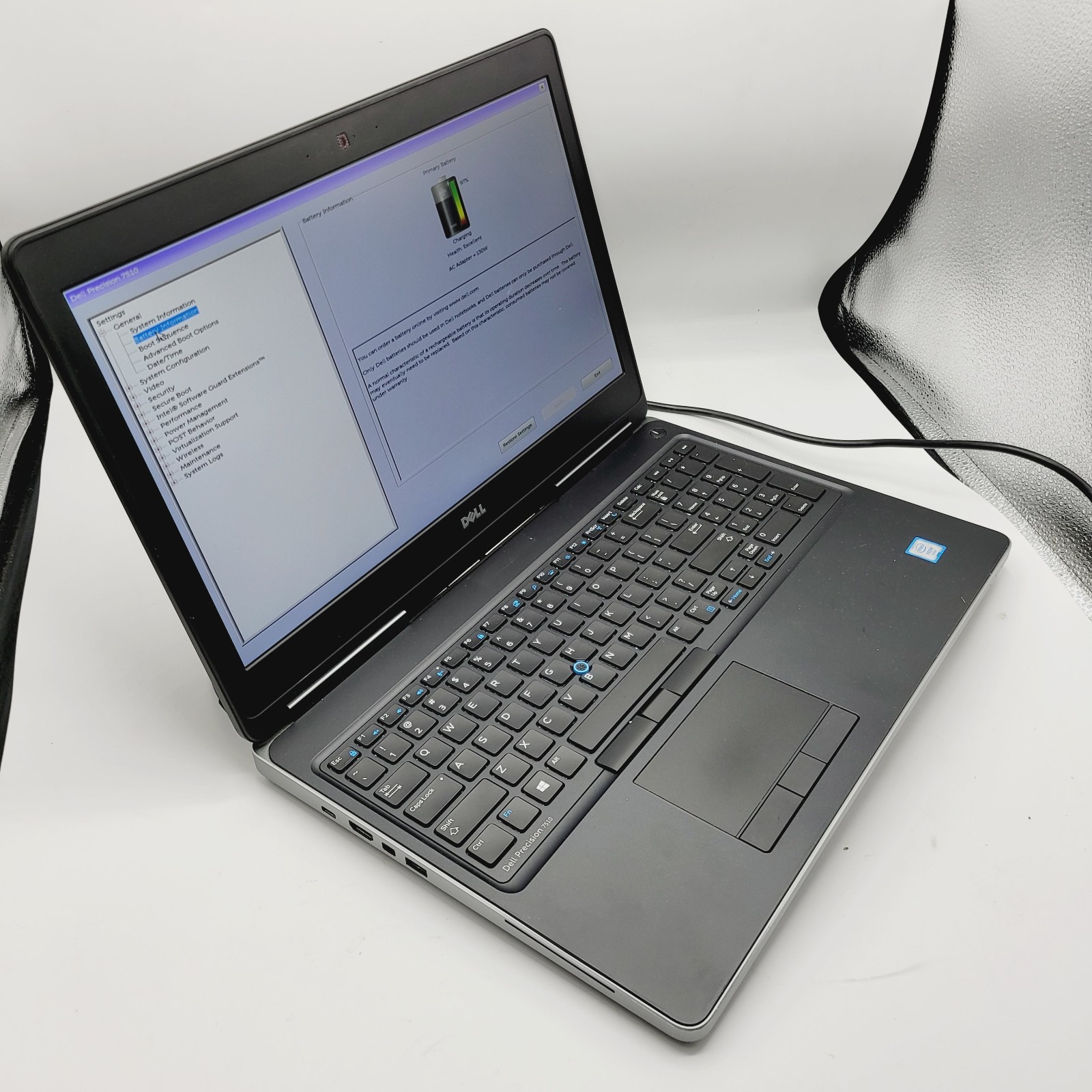 Dell Precision 7510 E3 1505M 16GB RAM No HDD 15.6″ FirePro 2GB – ***Boot to Bios