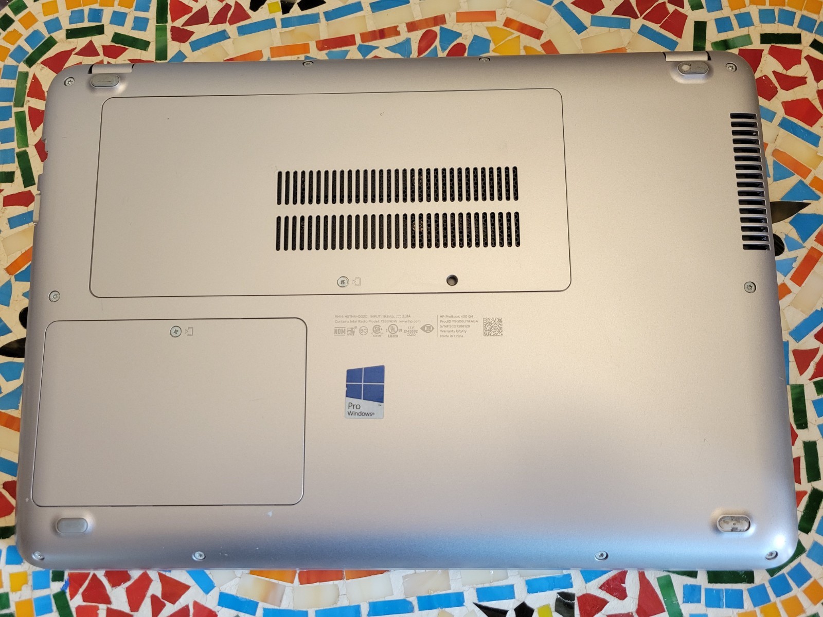 HP PROBOOK 430 G4 Intel Core i7-7500U @2.70GHz – 8GB RAM – No HDD/OS