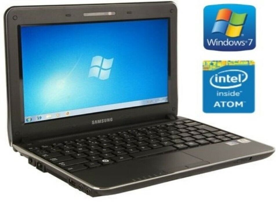 Samsung N210 PLUS 10.1” 2GB/320GB HDD ATOM N450 1.66GHz KAM 3xUSB Windows 7 Pro
