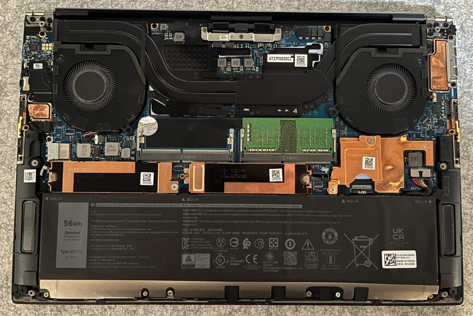Dell Precision 5560 15.6″ FHD+ 8-Core i7-11800H 16G RTX A2000 512GB NVMe W11 Pro