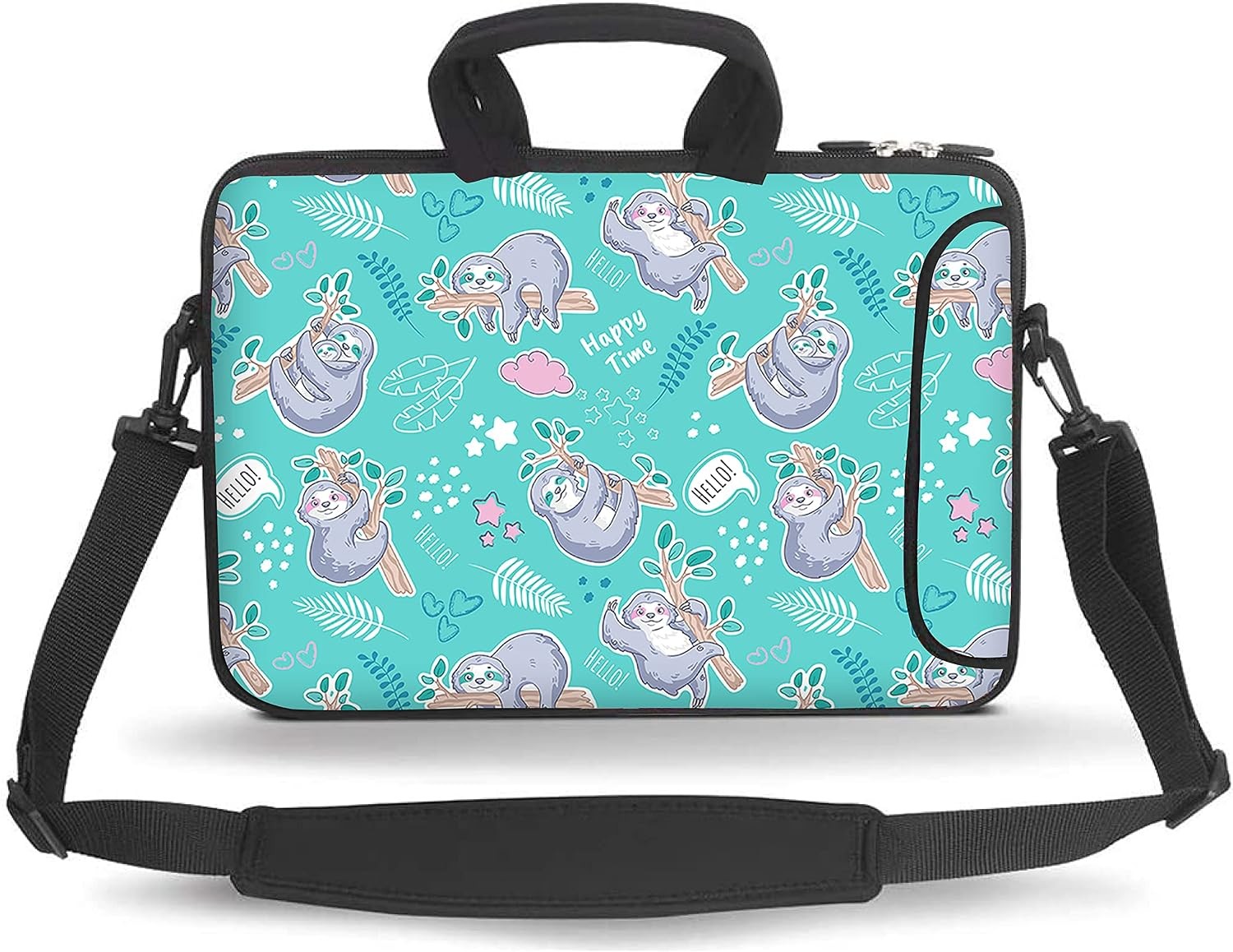 Messenger Bag Carrying Case Sleeve Fits Laptops/Notebook/iPad (Mandala, 13-13.3