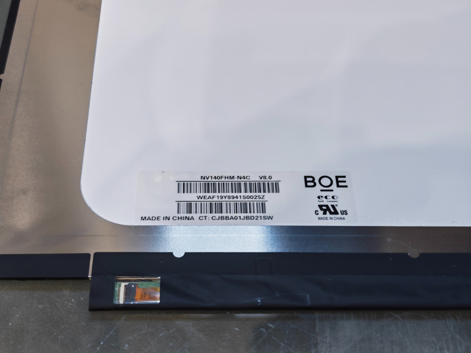 BOE NV140FHM-N4C V8.0 SLIM FULL HD LED 30 PIN 14″ LCD DISPLAY #