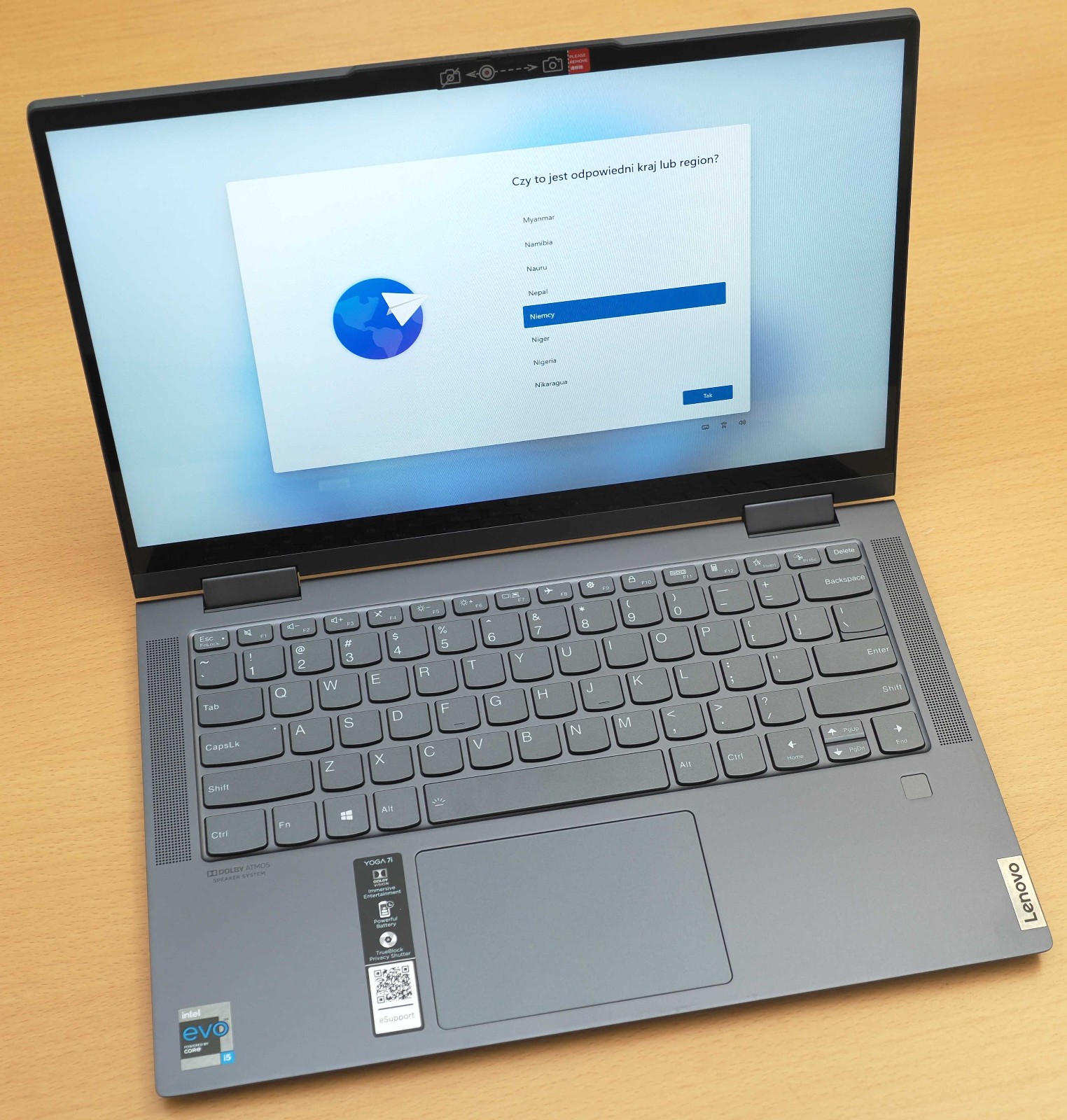 NEW ORIGINAL BOX – Lenovo Yoga 7 14ITL5 – 14” FHD Touch i5-1135G7 16GB 1TB W11H – QWERTY