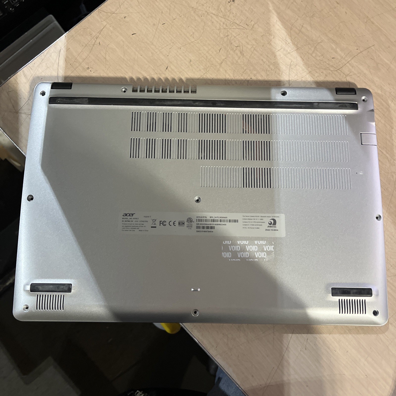 ACER N19C3 A515-43-R19L AMD RYZEN 3 8GB RAM NO HD