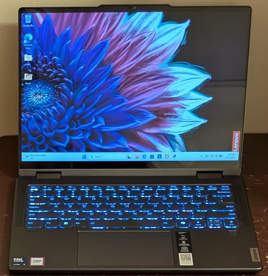 Lenovo Yoga 7i 2-in-1 14” 2K Touch (Core Ultra 5 125U, 16GB/512GB SSD) Laptop