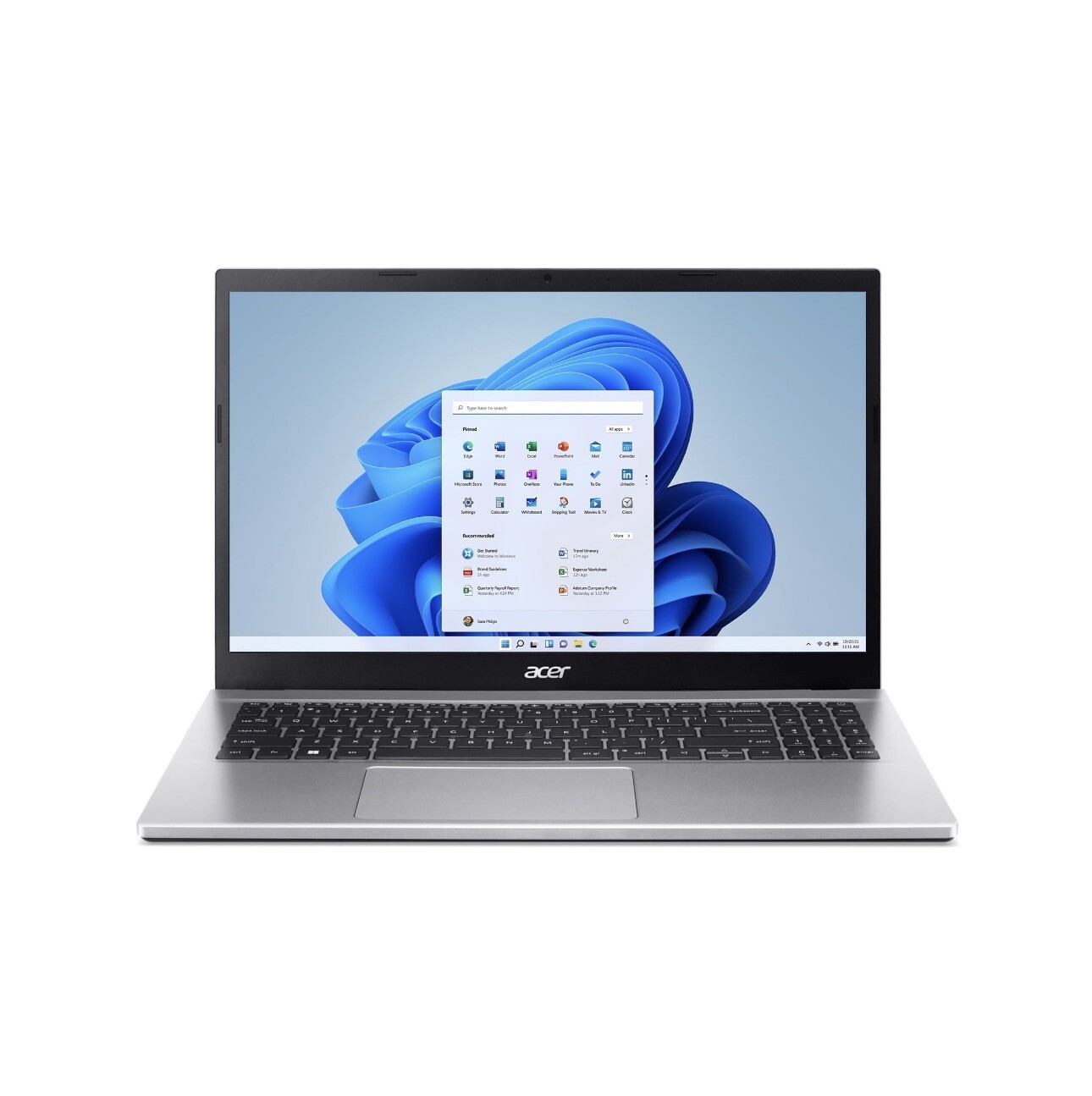 Acer Aspire 3 15.6 inch Laptop AMD Ryzen 7-5700U 16GB RAM 512GB SSD Pure Silver