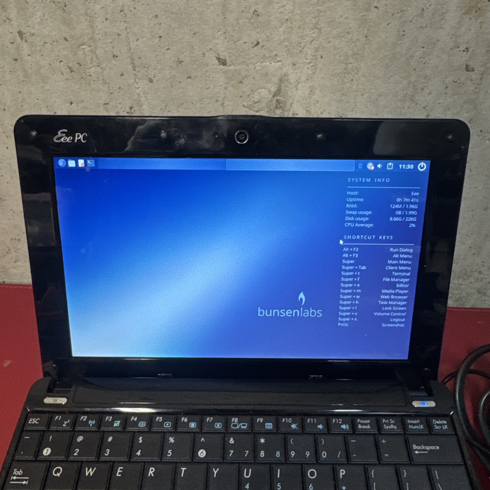 ASUS Eee PC 1005HA 10.1” Netbook Intel Atom N280 1GB RAM 250GB HDD