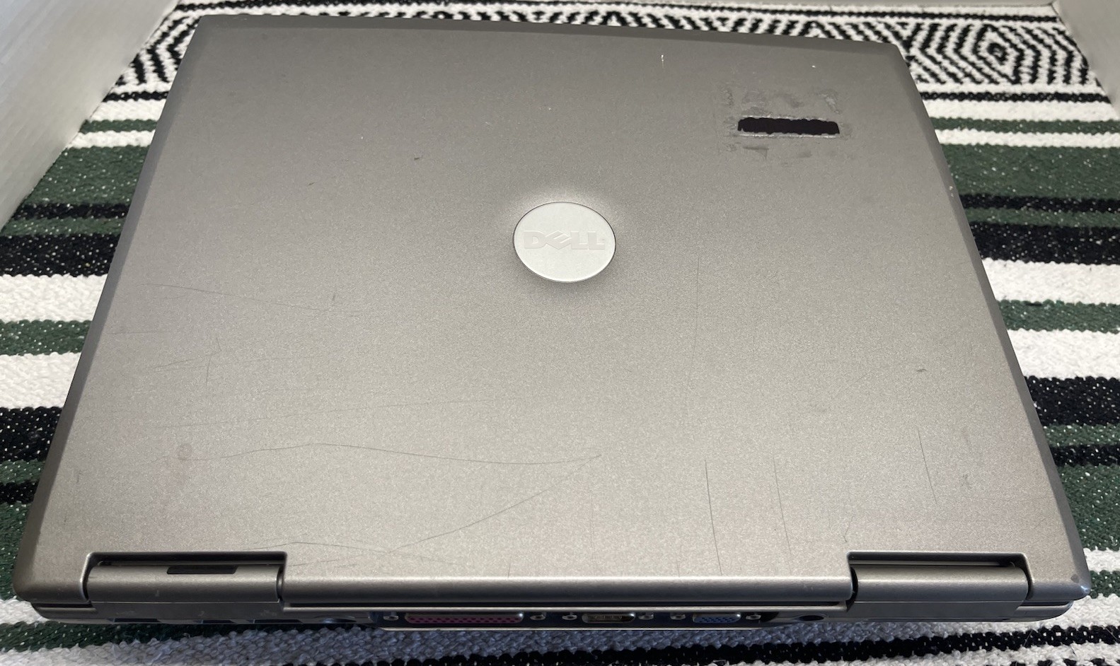 Working Vintage Dell Latitude D510 Windows 2000 Laptop Serial Printer USB Port