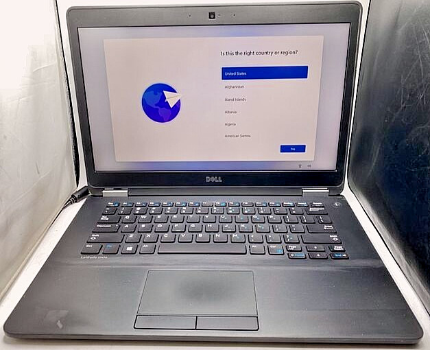Dell Latitude E7470 14” Laptop Intel Core i5-6300U 2.40GHz 8GB RAM 256GB SSD