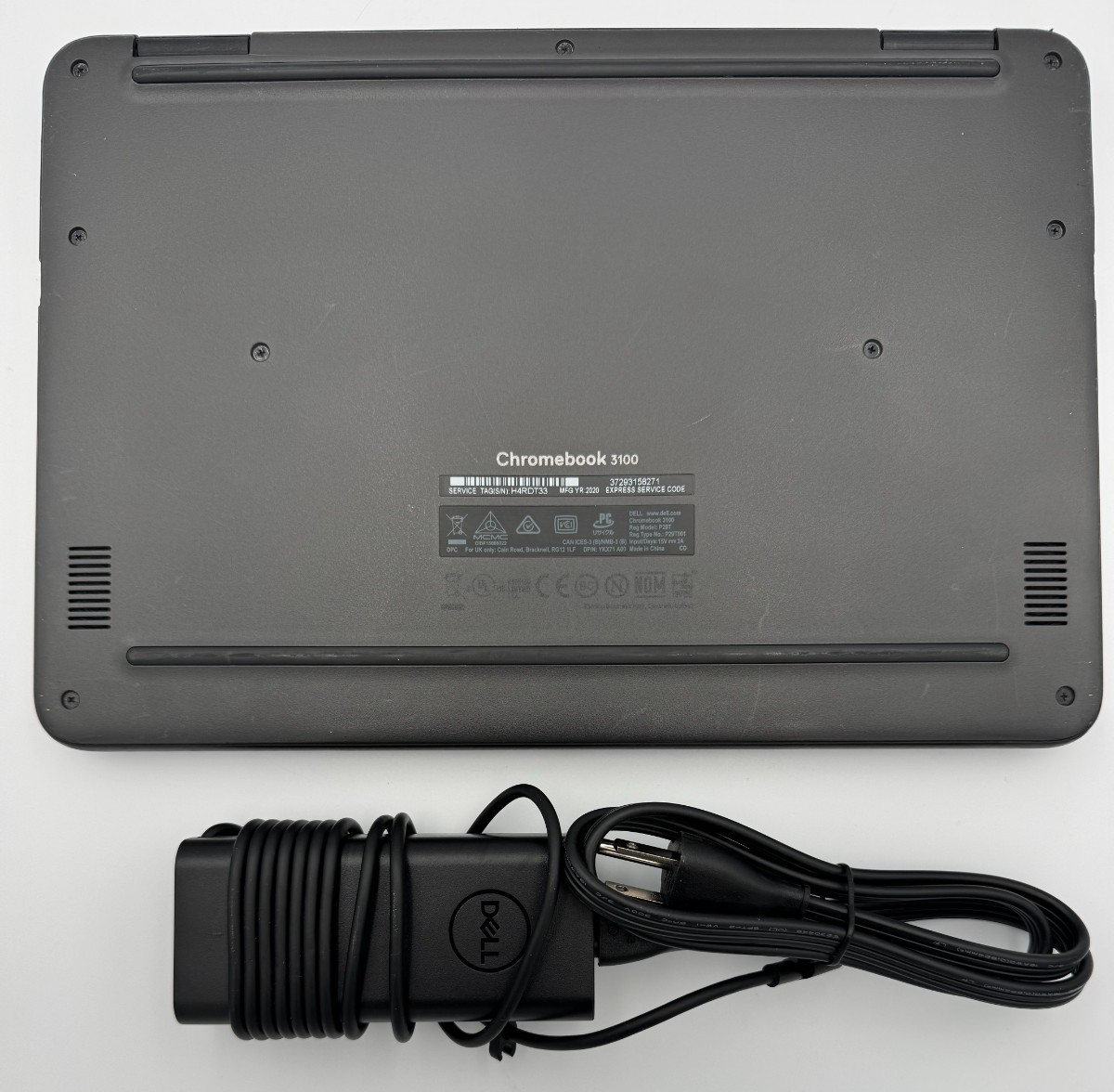 Dell Chromebook 3100 11.6” Intel(R) Celeron(R) N4000 CPU @1.10GHz 4GB 32GB eMMC