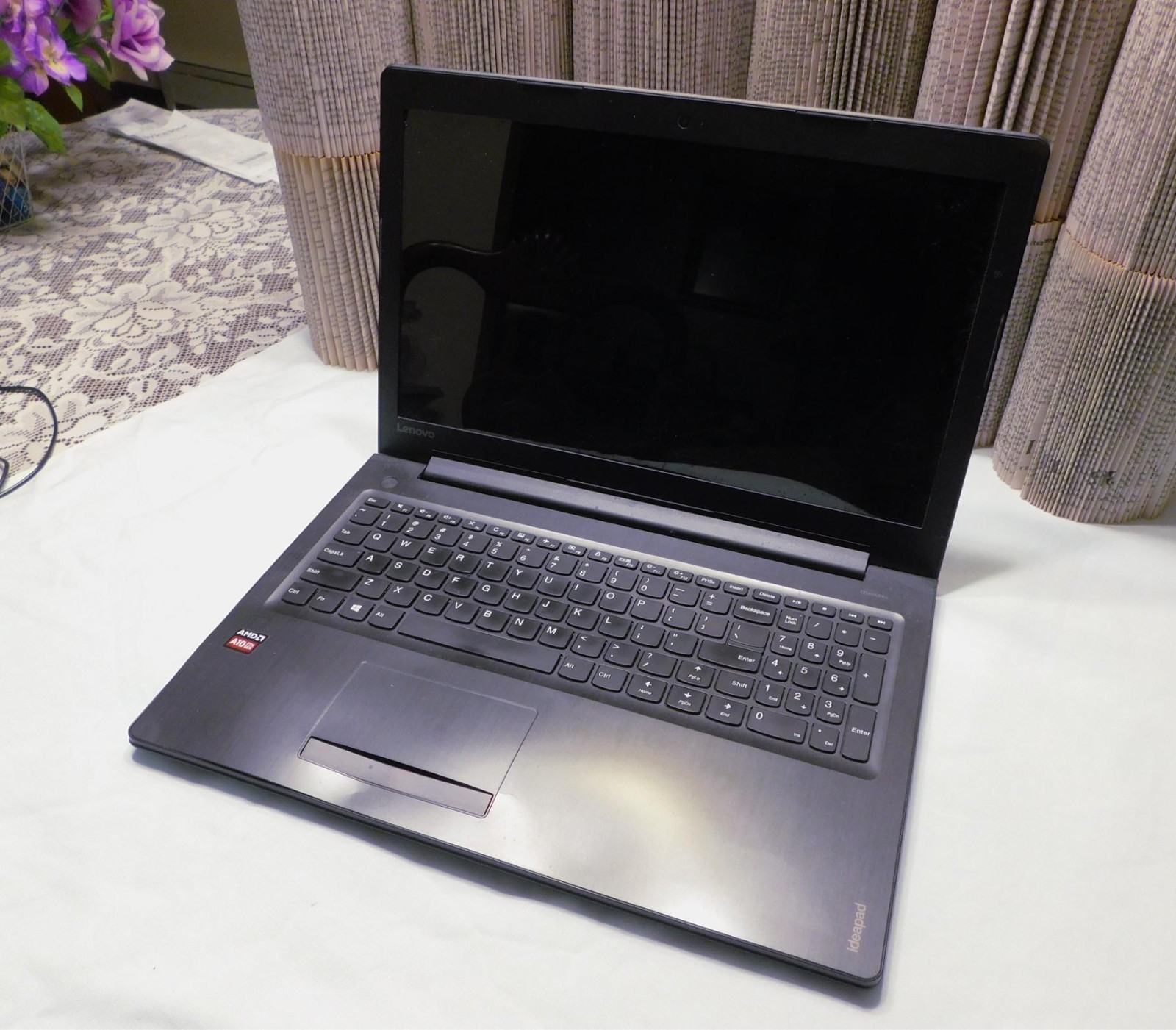 Lenovo ideapad 310-15ABR Laptop Model 80ST FOR PARTS OR REPAIR with AC Adaptor