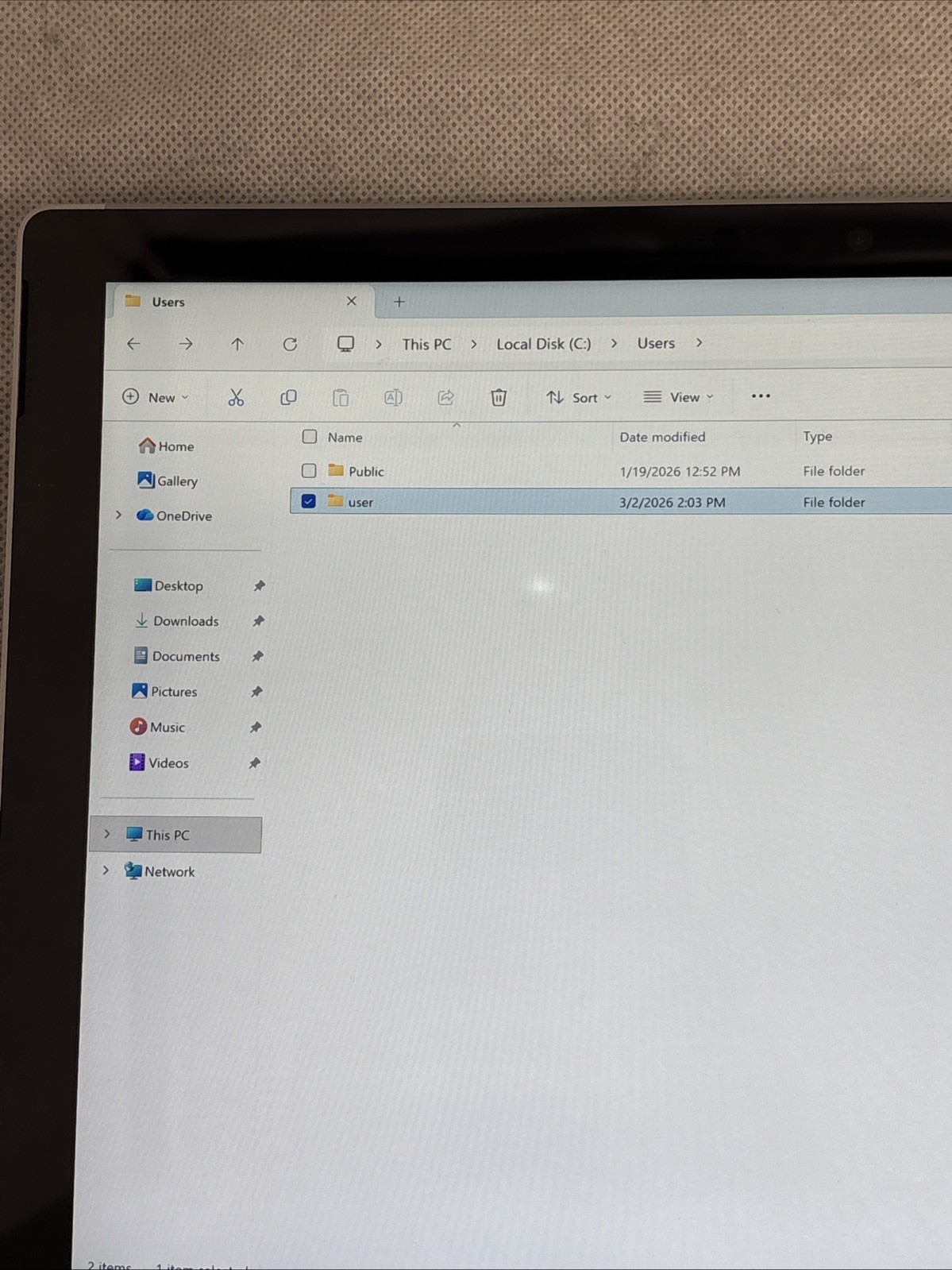 Microsoft Surface Pro 7 (1866) 12.3″ (256GB, Intel i5 10th, 16GB) – *LCD Spot*