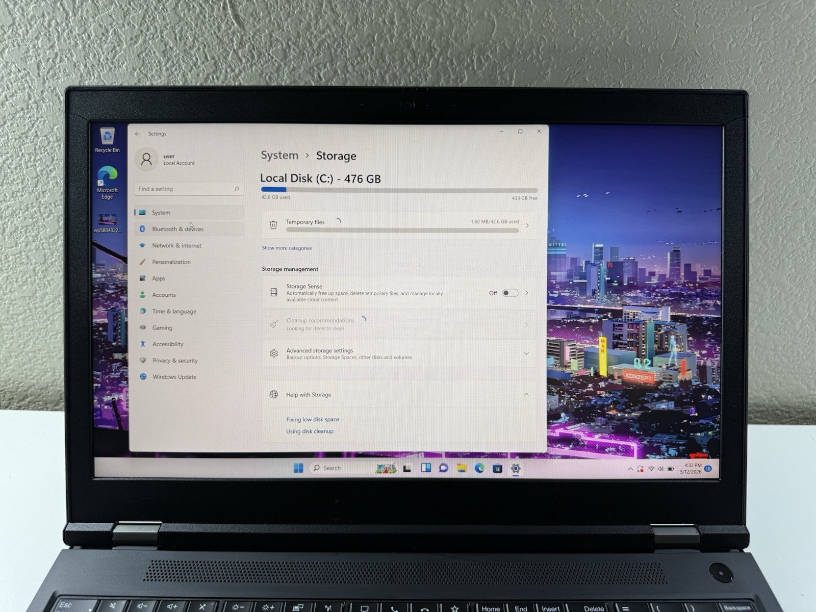 LENOVO THINKPAD P15 GEN 1 | CORE I7-10850H 512GB 16GB RAM WIN 11 NVIDIA T1000