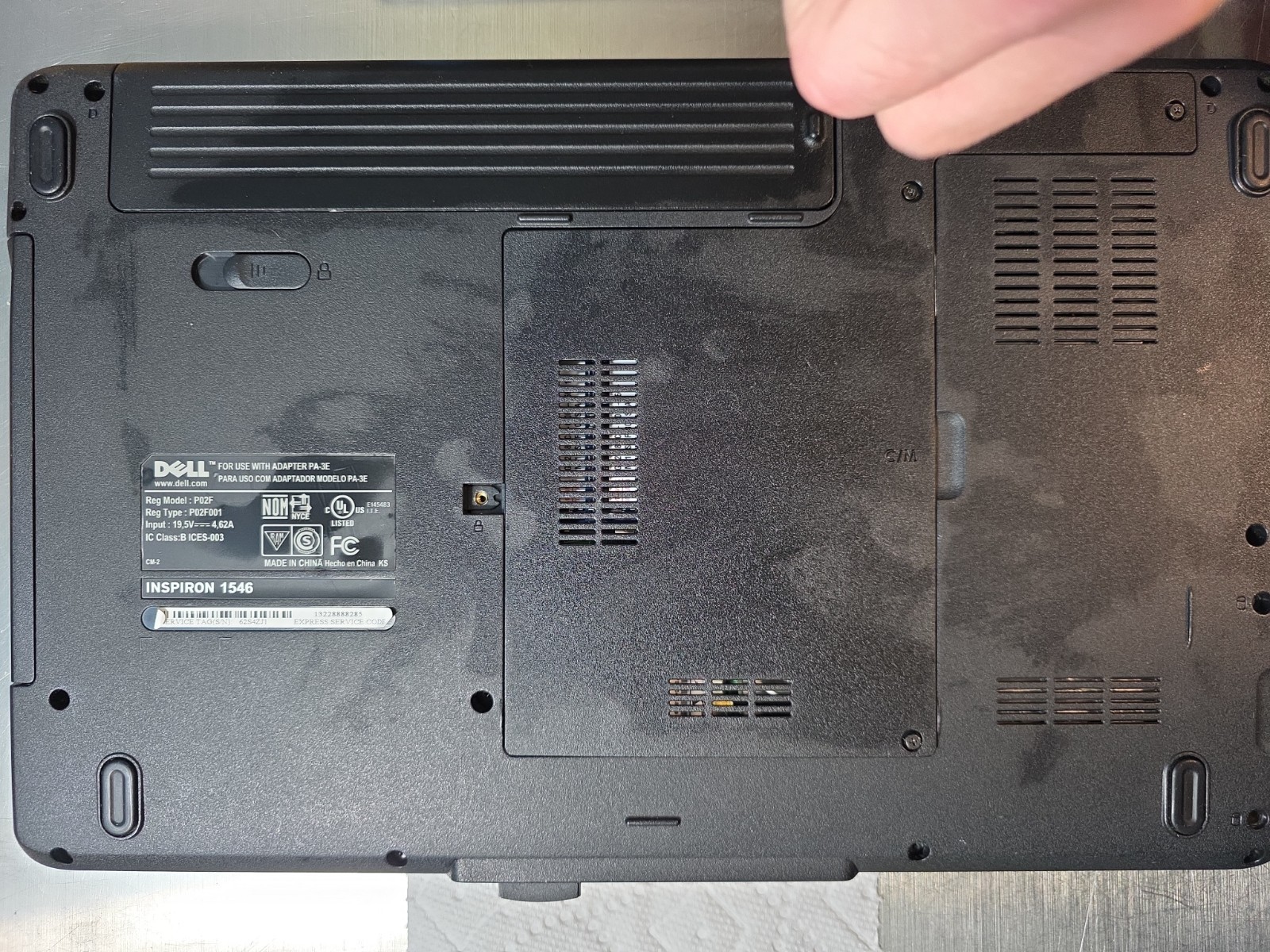 Dell Inspiron 1546 Laptop AMD Athlon X2 Dual-Core QL-64 4gb Ram NO HD Parts Only