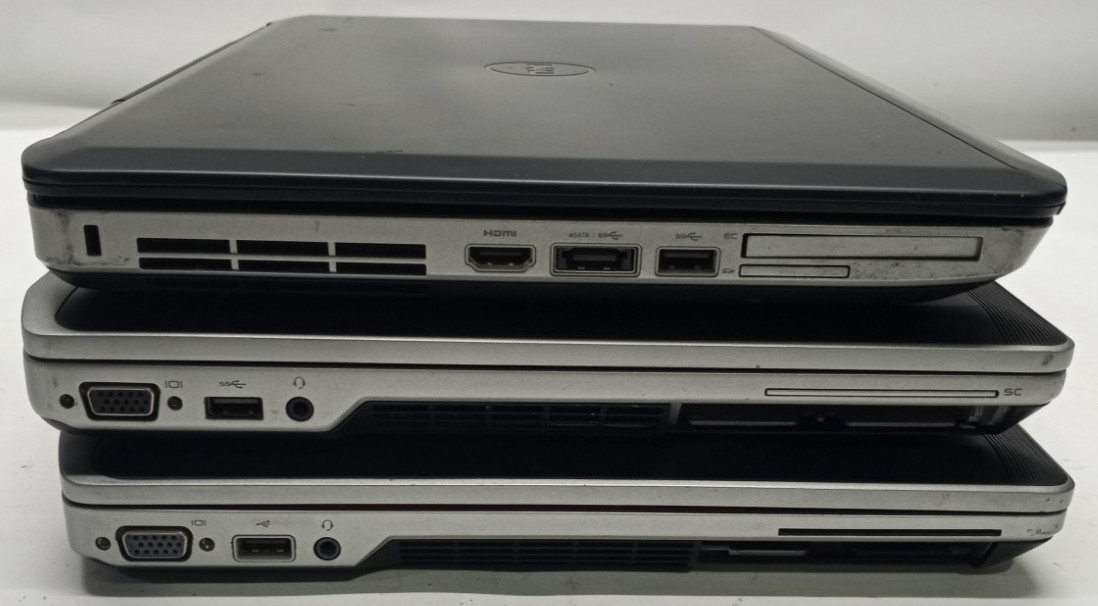 Lot(3) Dell Lat. E5530/E6520/E6530 i5&i7-2nd&3rd Gens 4GB RAM No HDD/Batt MC397*