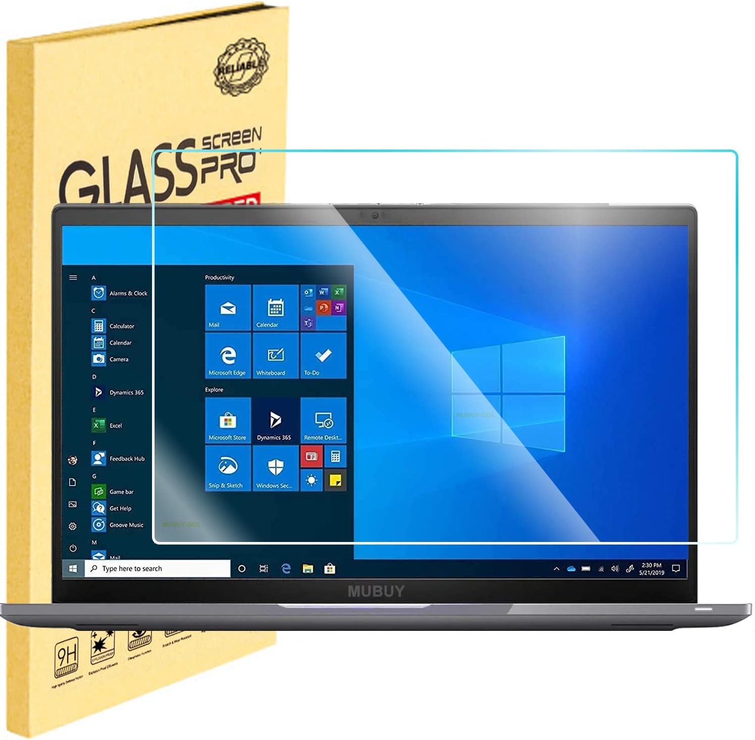 Tempered Glass Screen Protector for 15.6″ Laptops – HP, Dell, Lenovo, Acer, ASUS