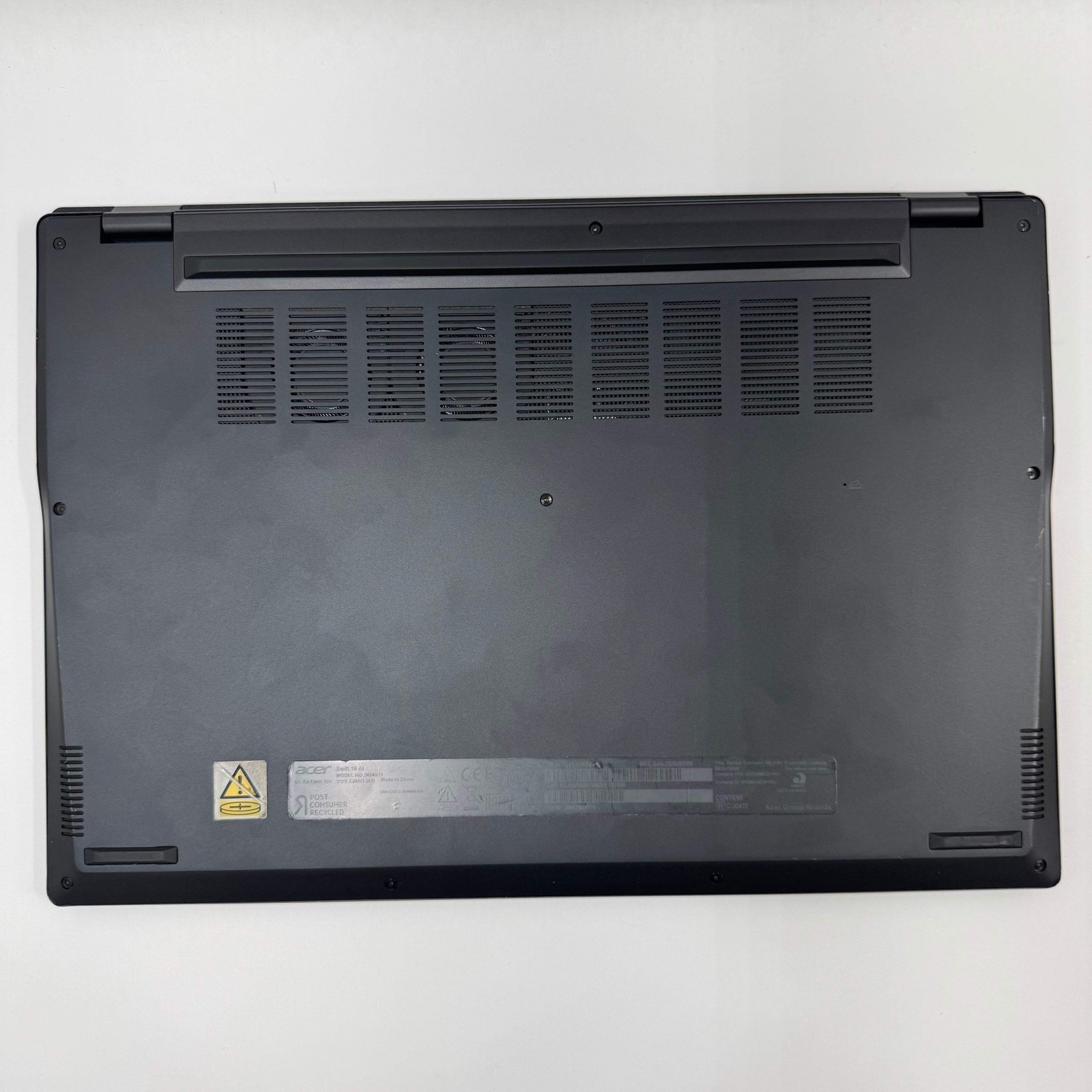 Acer Swift 16 AI N24Q11 16″ Core Ultra 7 256V 2.2GHz 16GB RAM 1TB SSD