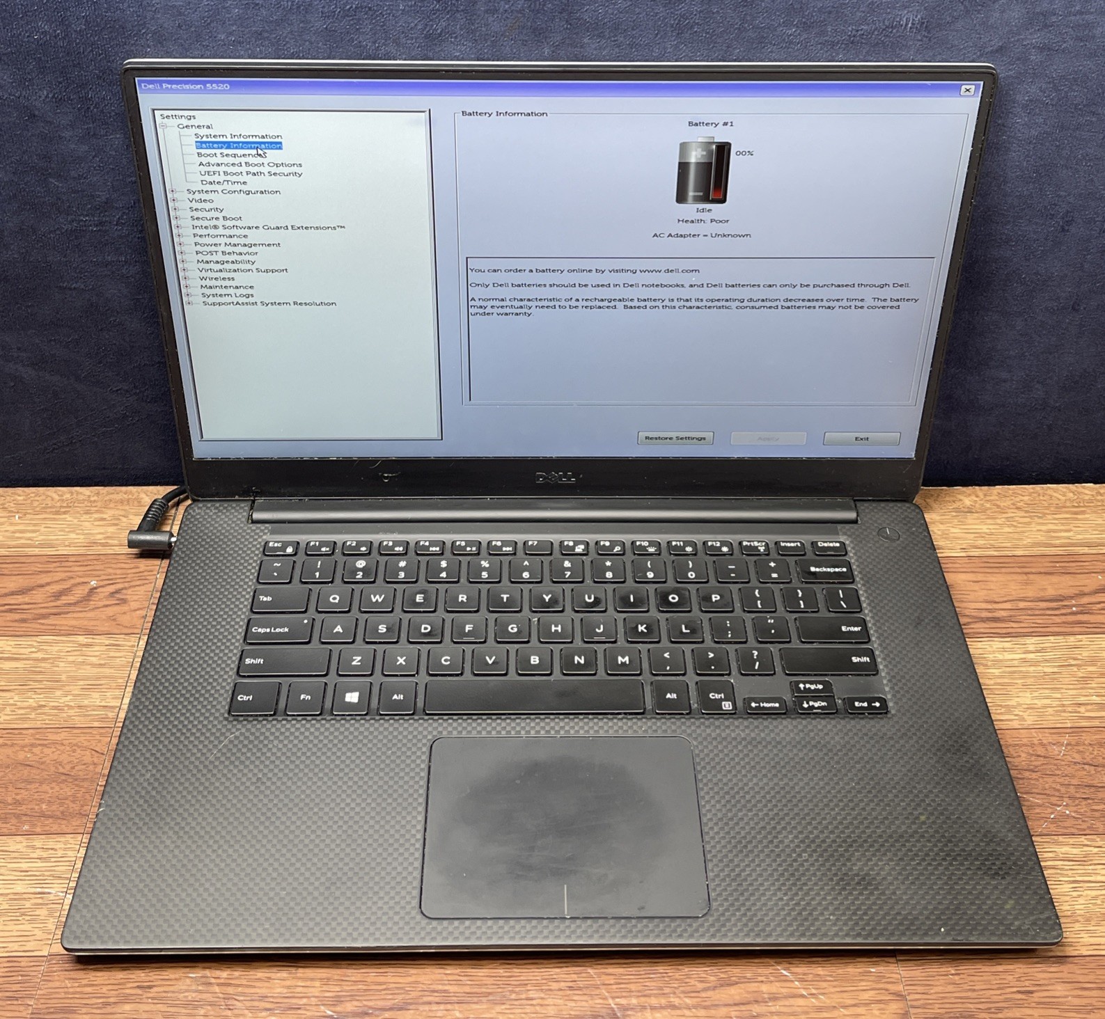 Dell Precision 5520 Intel Xeon E3-1505M V6 3.00 GHz 32GB RAM 512GB SSD NO OS