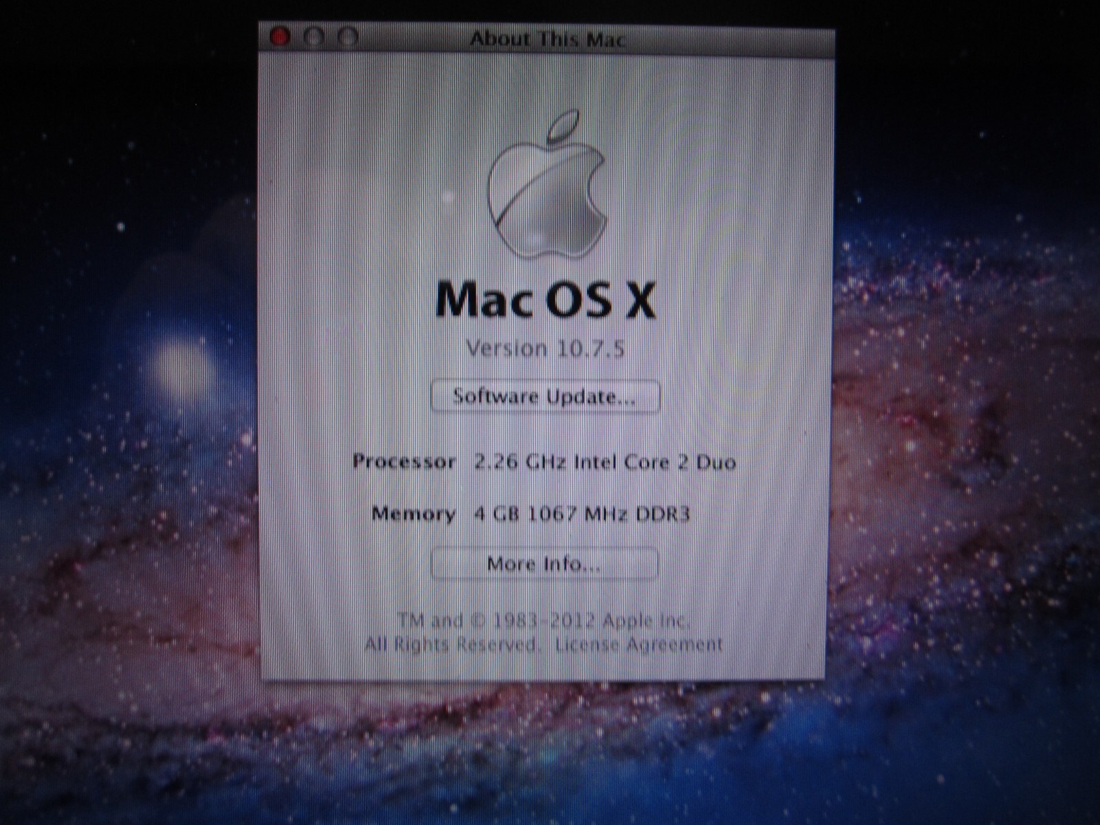 MacBook Pro 13 inch Mid 2009 4GB RAM 256GB SSD SuperDrive OSX 10.7.5 Lion