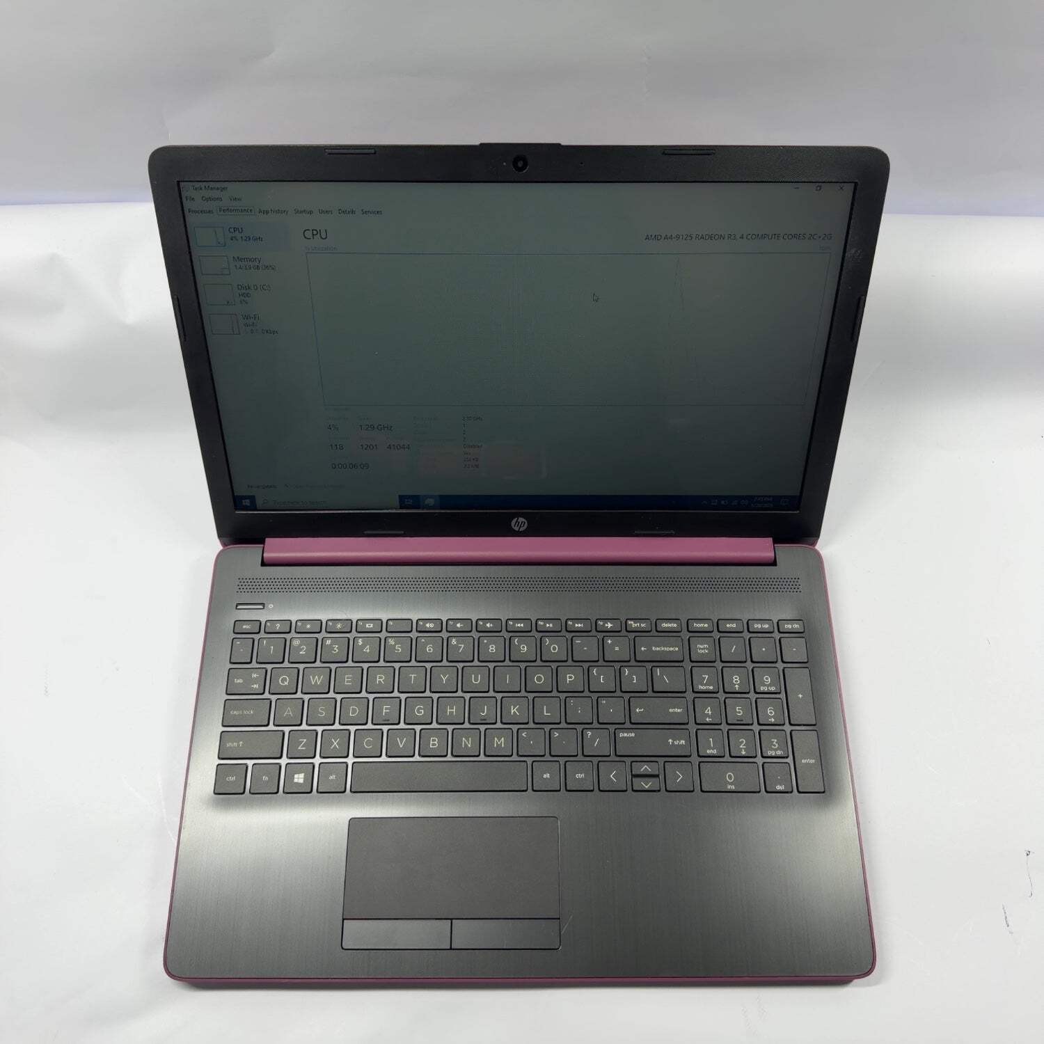 HP NoteBook 15-DB0091WM 15.6″ A4-9125 2.3GHz 4GB RAM 64GB SSD