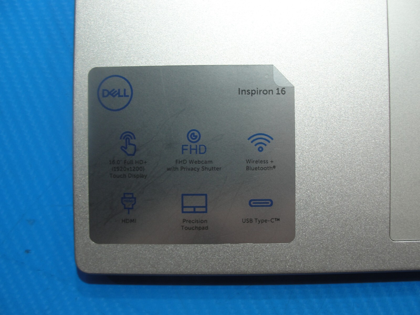 Dell Inspiron 5625 16”FHD AMD Ryzen 7 5825U 2GHz 16GB 1TB SSD +Charger include
