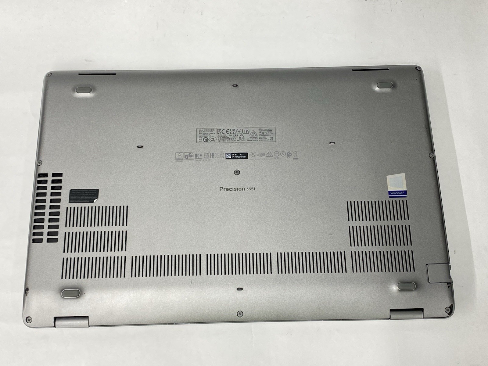 Lot of (2) Dell Precision 3551 – FHD – i7-10850H – No RAM/SSD/OS – READ