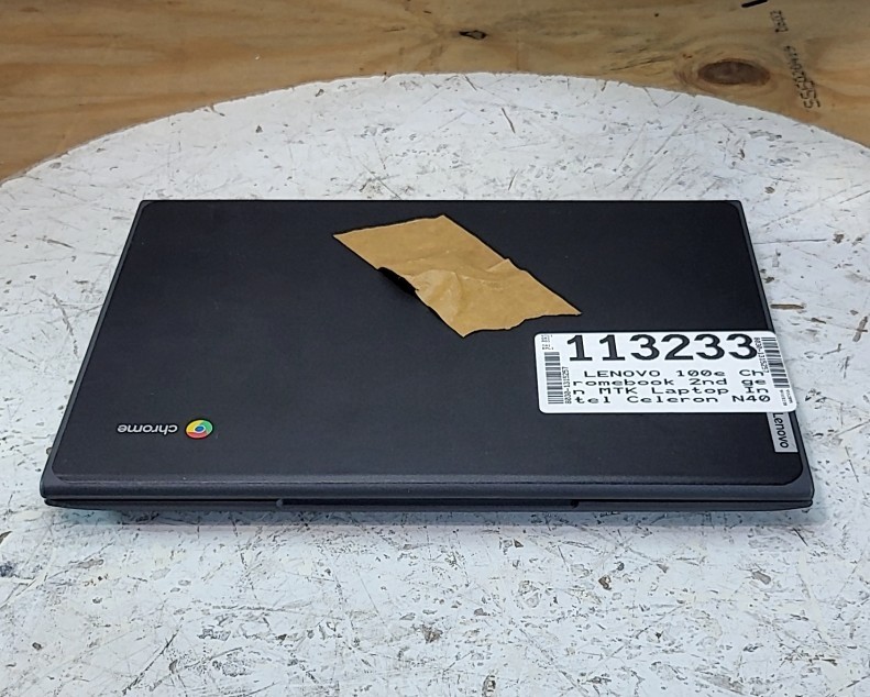 LENOVO 100e Chromebook 2nd gen MTK Laptop Intel Celeron N4020 4GB 32GB SEE NOTES