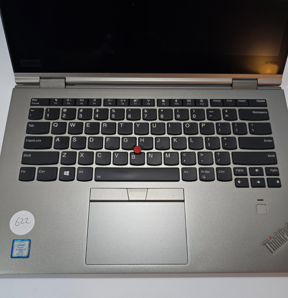 Lenovo ThinkPad X1 Yoga 3rd Gen i7-8650U, 16GB RAM, 512GB NVMe SSD, Charger