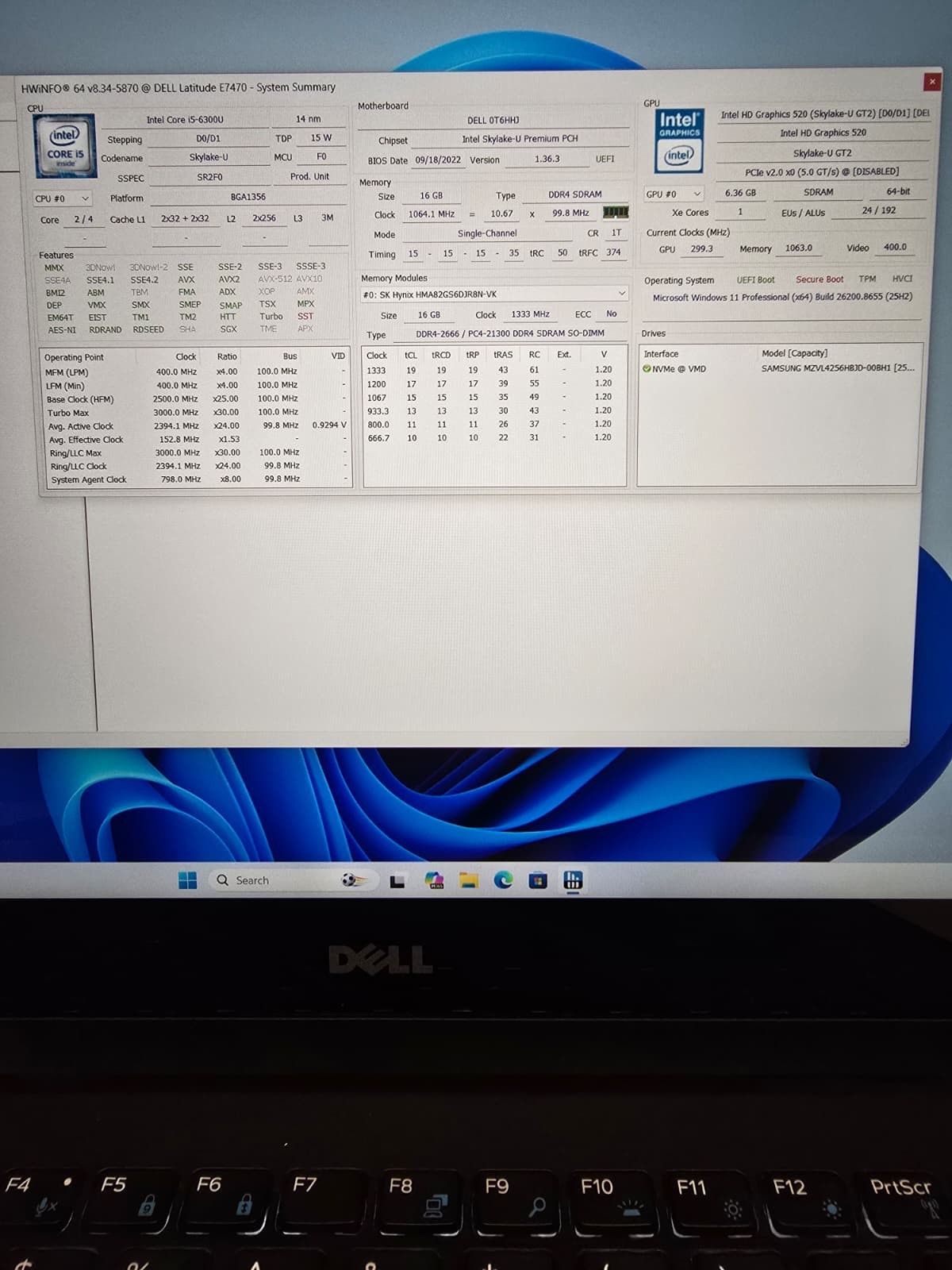 Dell Latitude E7470 TouchScreen QHD | i5 6th 16GB RAM 256GB SSD | Backlit Win 11