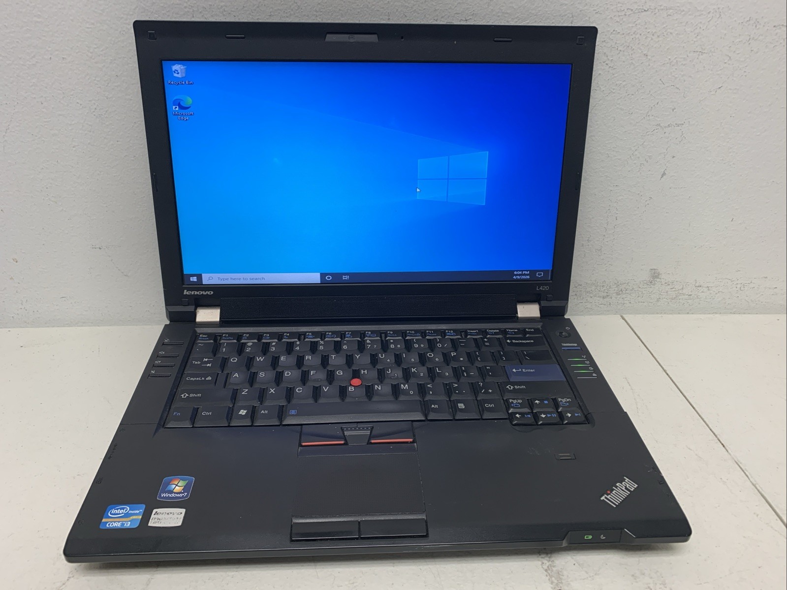 Lenovo ThinkPad L420 i3-2310M 2.10Ghz 4GB Ram 250gb HDD Wind 10 Pro Read Descrip