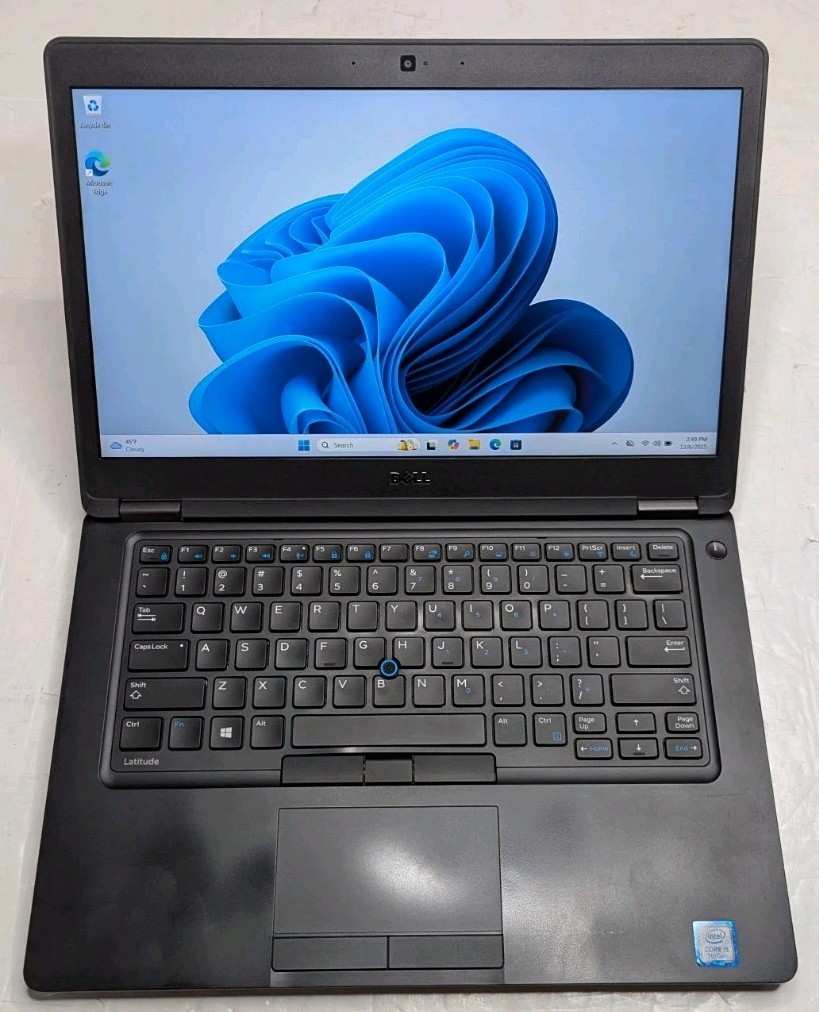 Dell Latitude 5480 14″ Laptop i5-7440HQ 2.80GHz 16GB RAM 128GB SSD Win 11 Pro