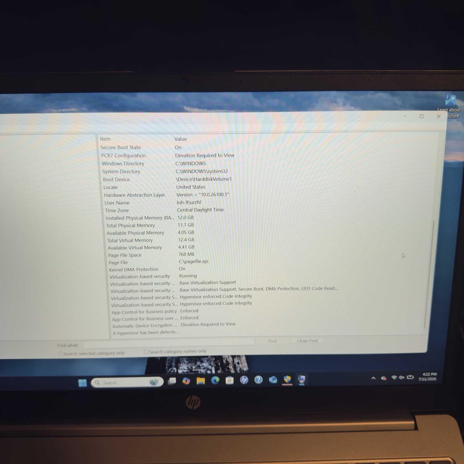HP 15.6” Laptop i5 13th Gen – 12GB RAM – 256GB SSD – Really clean