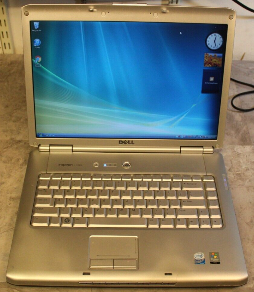 Dell Inspiron 1520 For Parts Booted 160GB HDD Wiped 2GB Ram Core 2 Duo@1.66GHz
