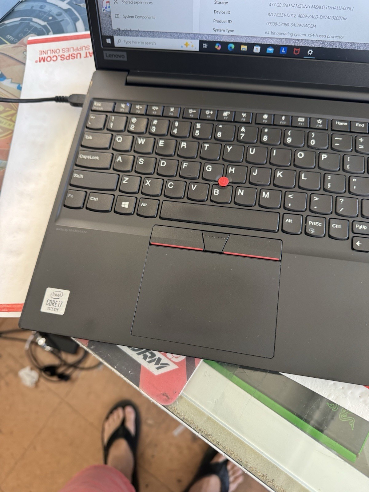 Lenovo ThinkPad E15 Gen 1 i7 10th Gen 8GB 512GB SSD 15.6″ FHD Win10 Pro