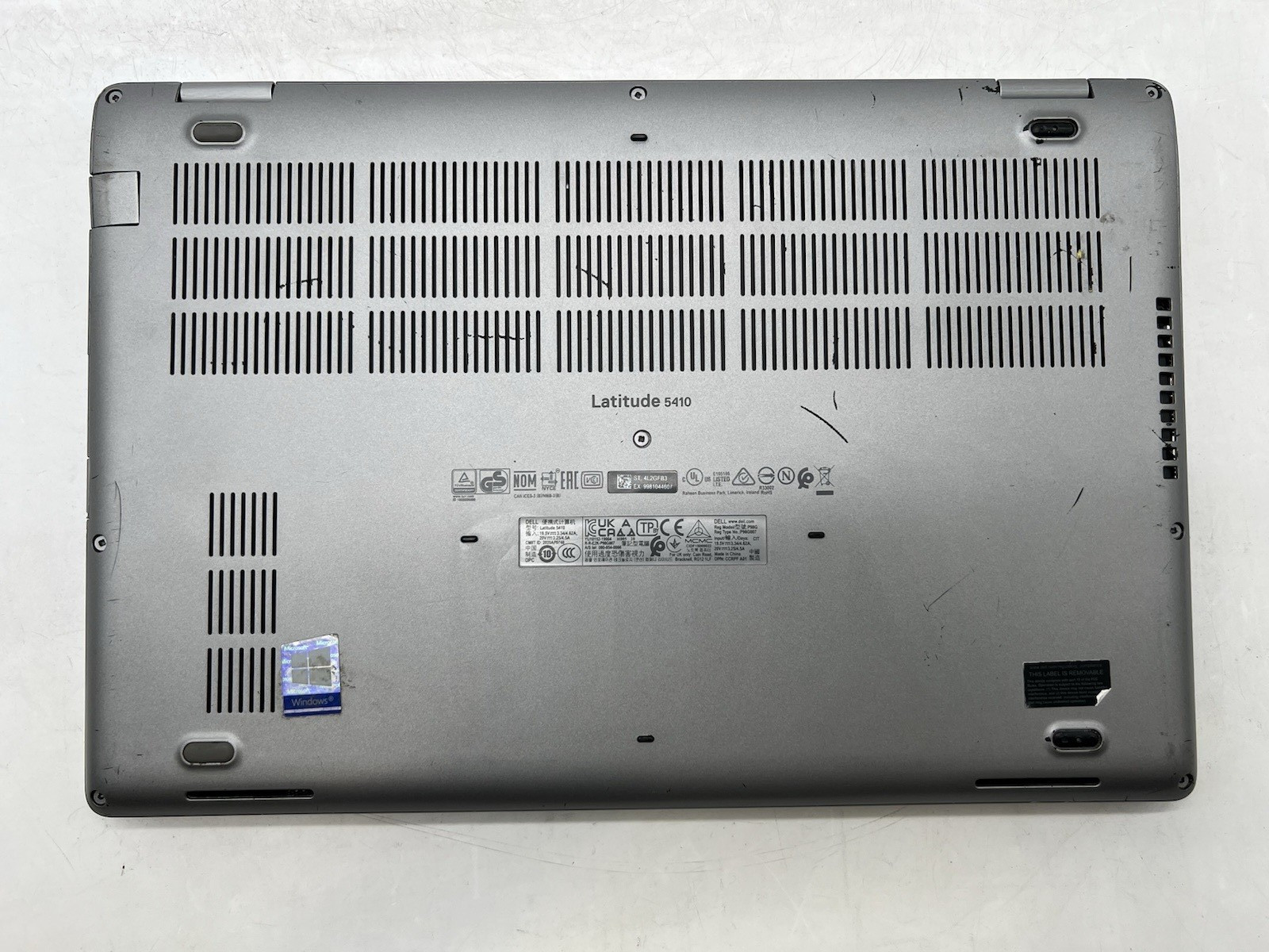Dell Latitude 5410, i5-10310U CPU, @ 1.70GHz, 8GB RAM-No OS/HDD, w/Chager