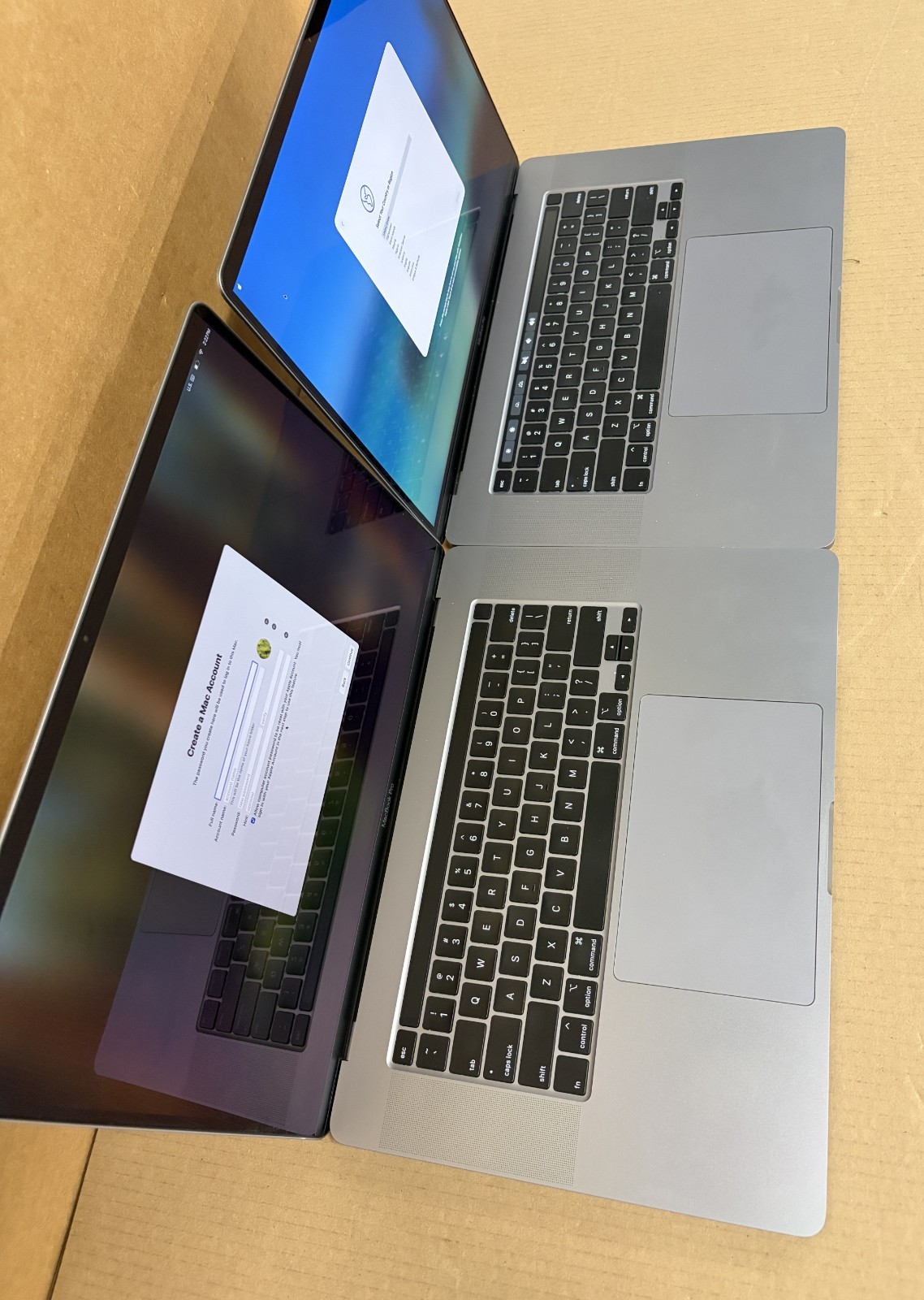 Lot of 2 Apple MacBook Pro A2141 i9-9880/ i7-9750H | 32GB/16GB | 1TB/500GB H