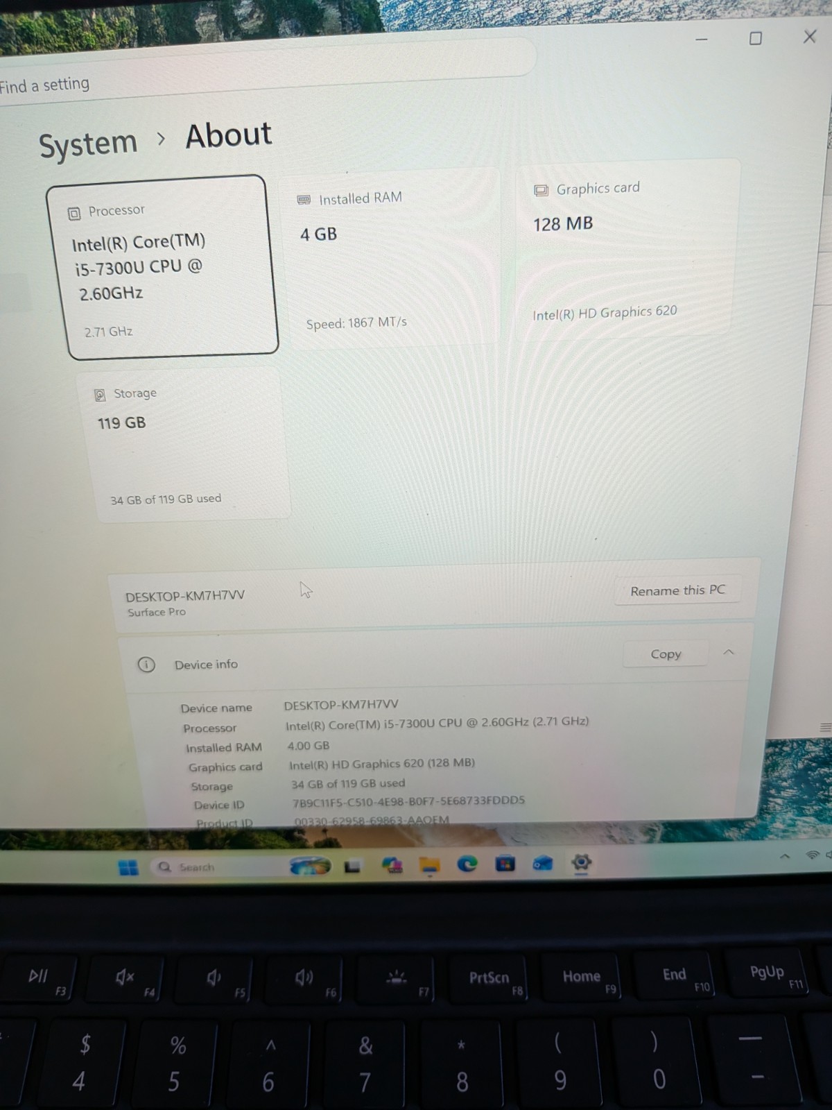 Microsoft Surface Pro Windows 11 64 Bit Laptop