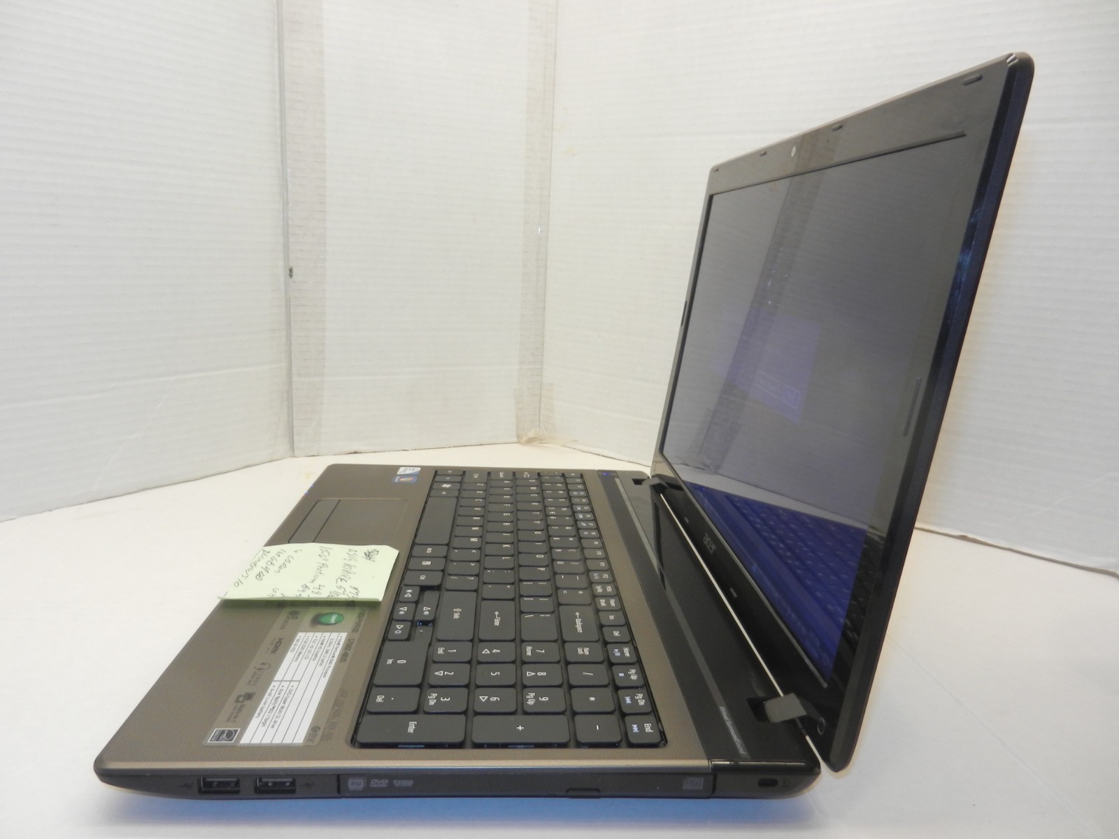 ACER ASPIRE 5750Z-4835 15.6″ PENTIUM B940@2.0GHZ 6GB RAM 160HDD WINDOWS 10