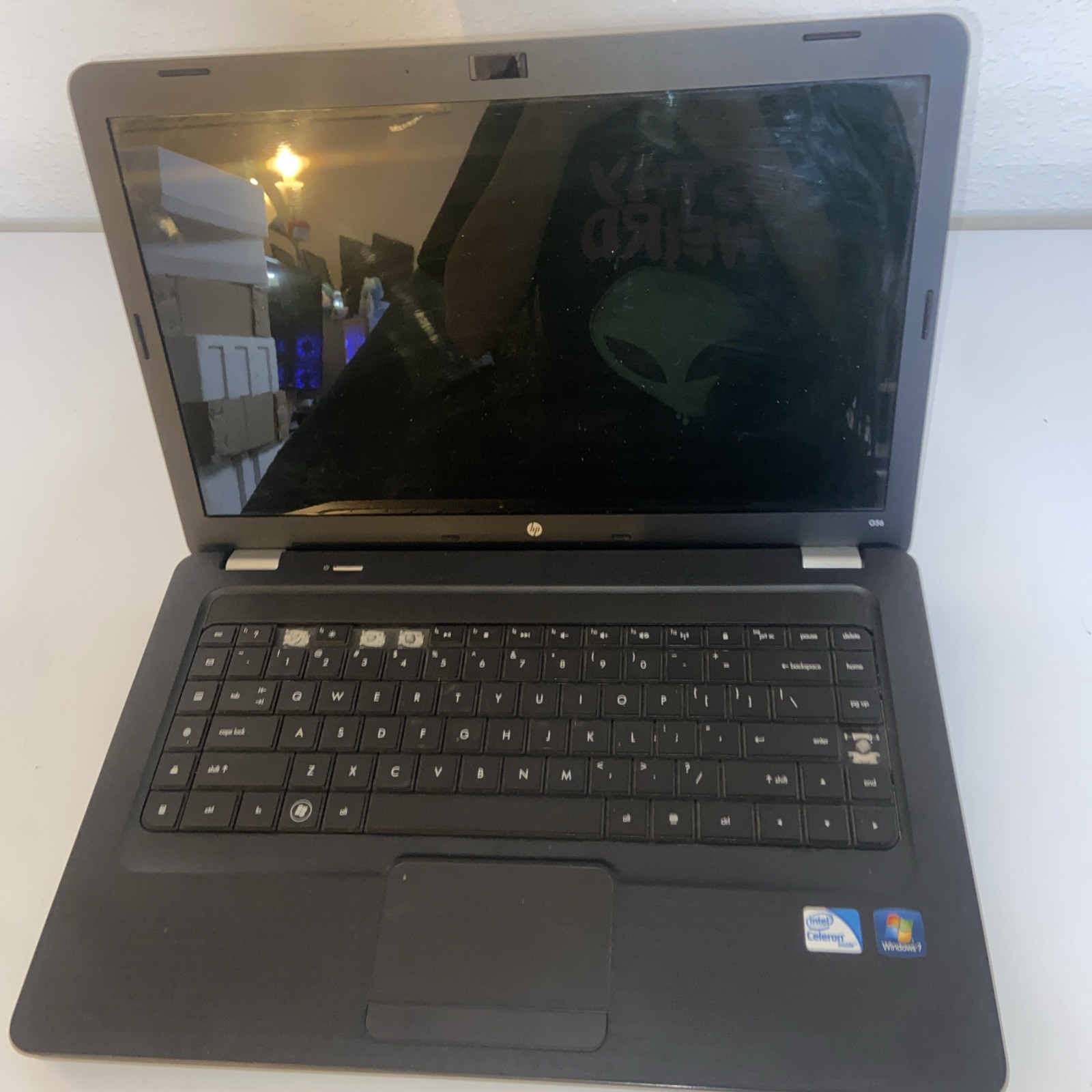 HP G56-129WM Laptop, FOR PARTS NO DISPLAY, MISSING KEYS, 250GB HD|2GB RAM AS IS!