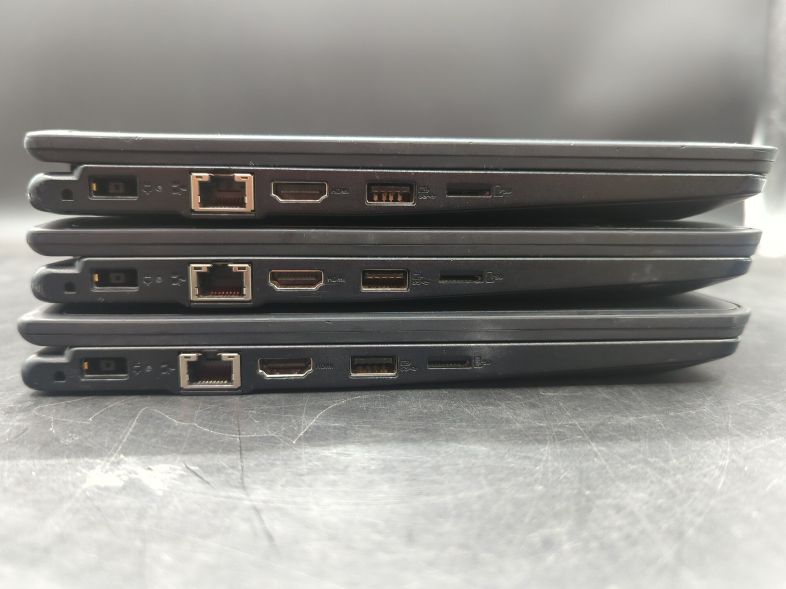 Lot of 3: Lenovo: Yoga 11e: M3-7Y30: 4GB RAM: 256GB SSD: No OS: Wiped & Tested