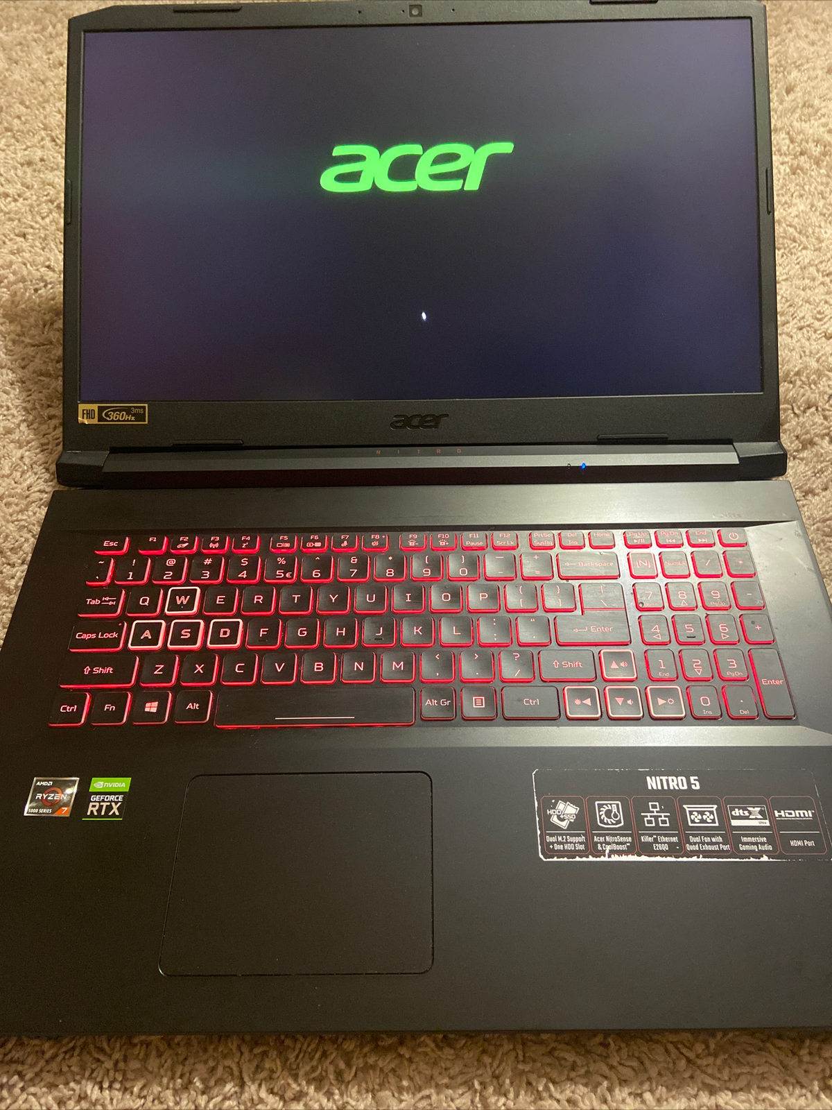 Acer Nitro 5 High End Gaming Laptop