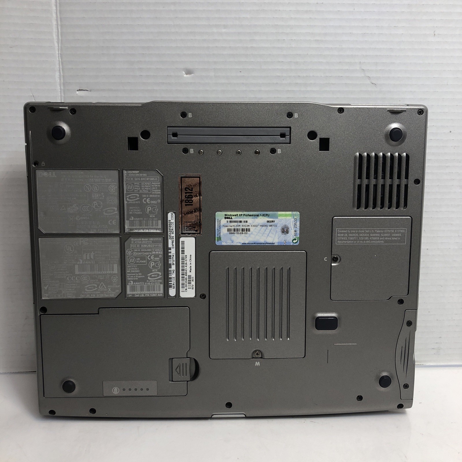 Dell Latitude D505 Intel Pentium M 1.6GHz 512 MB W Power Cord *read*