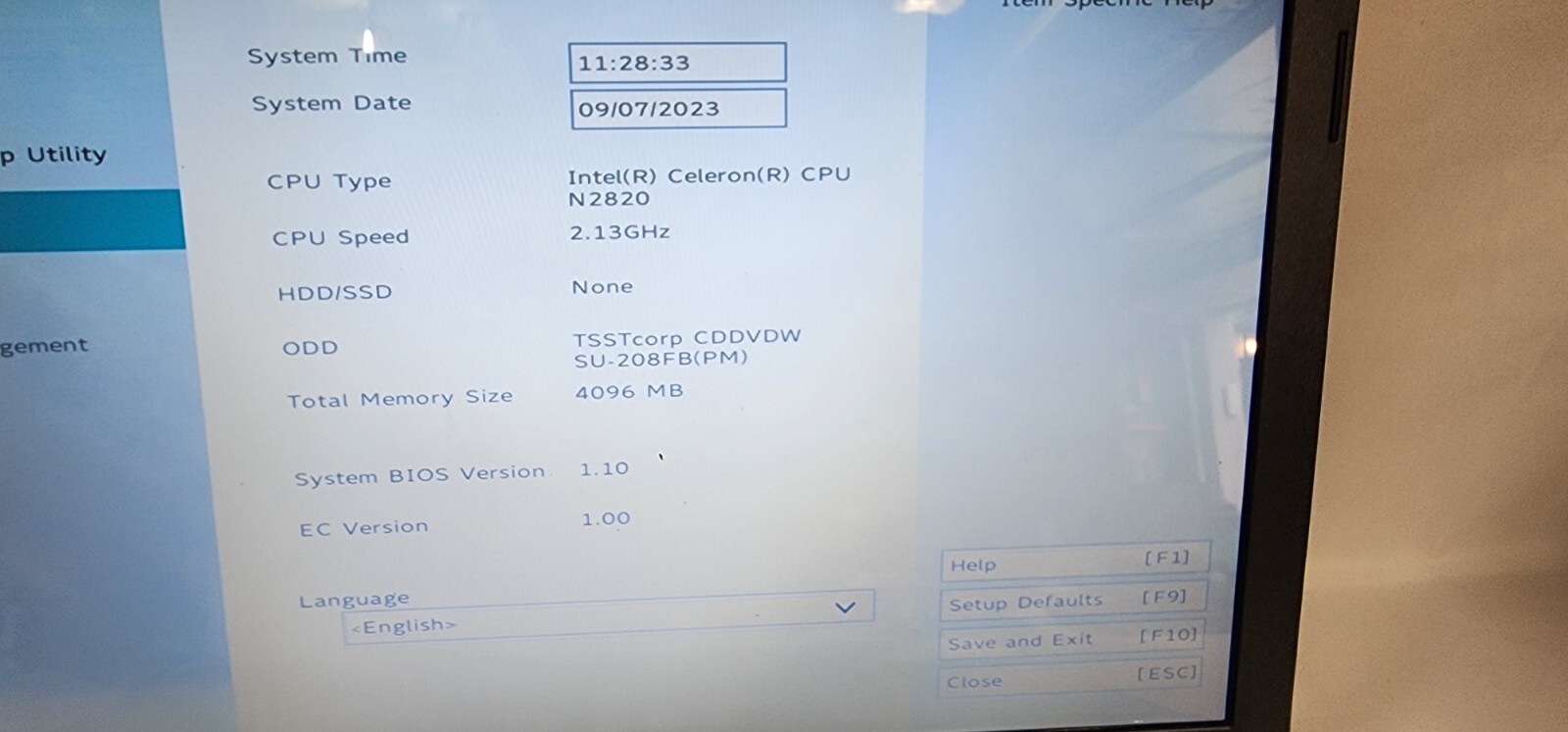 Toshiba Satellite C55-A5105 / Intel Celeron N2820 @ 2.13GHz / Read – AS-IS