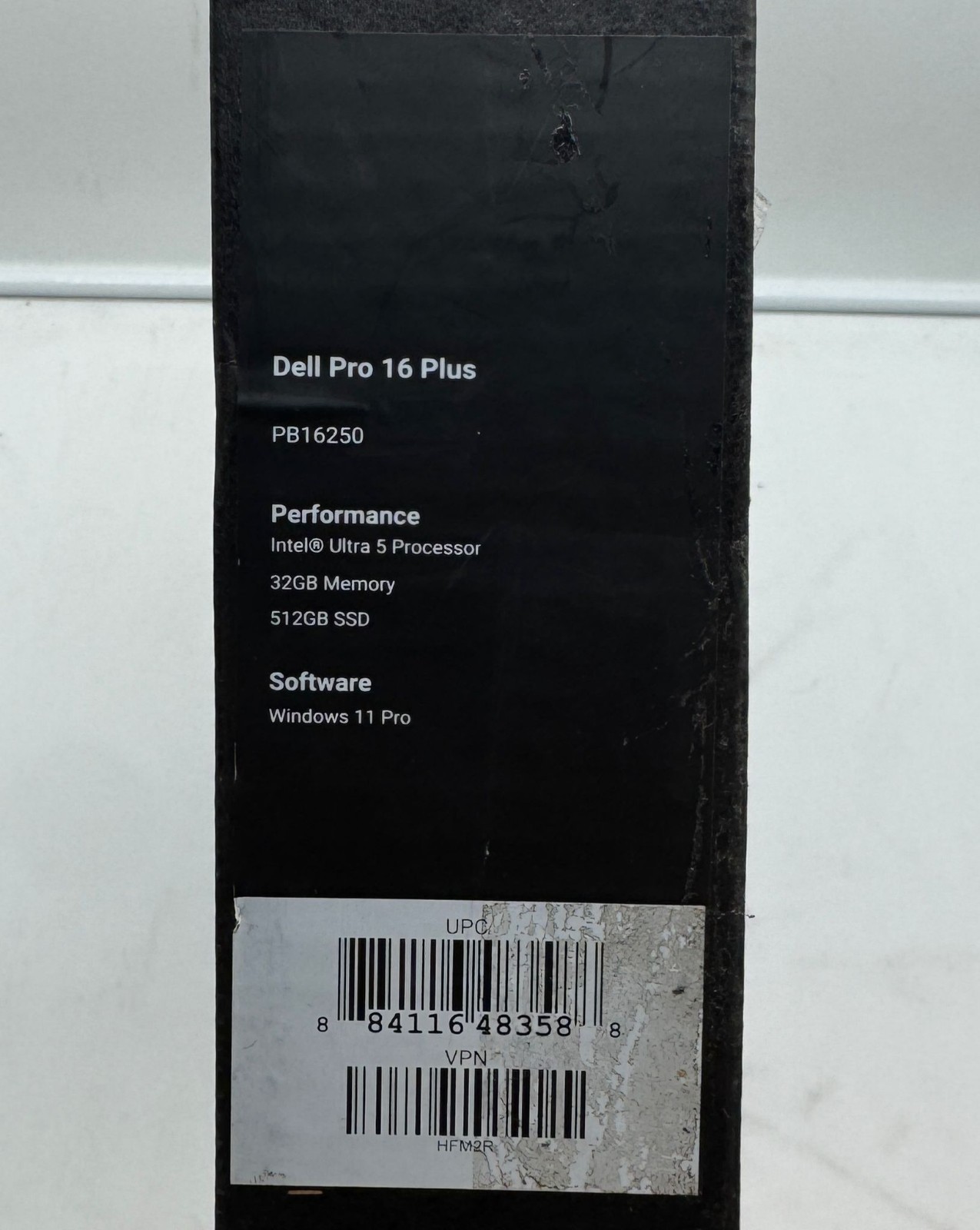Dell Pro 16 Plus PB16250 16″ Intel Ultra 5 235U 2.2GHz 32GB RAM 512GB SSD HFM2R