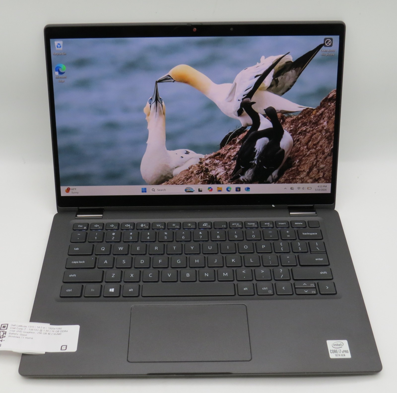 Dell Latitude 7310 | i7-10610U @ 1.8GHz | 16GB / 256GB m2 | 13.3 touch | Win 11